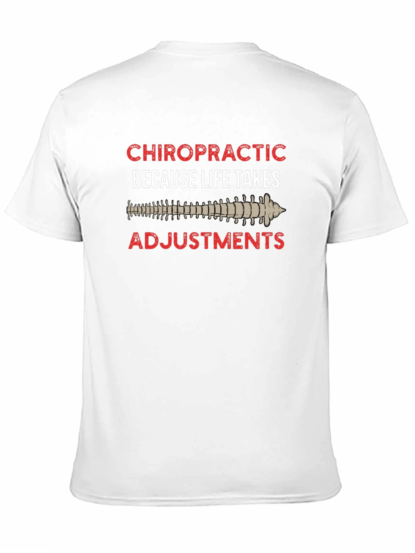 Black Chiropractic Adjustment Black T-Shirt view 11