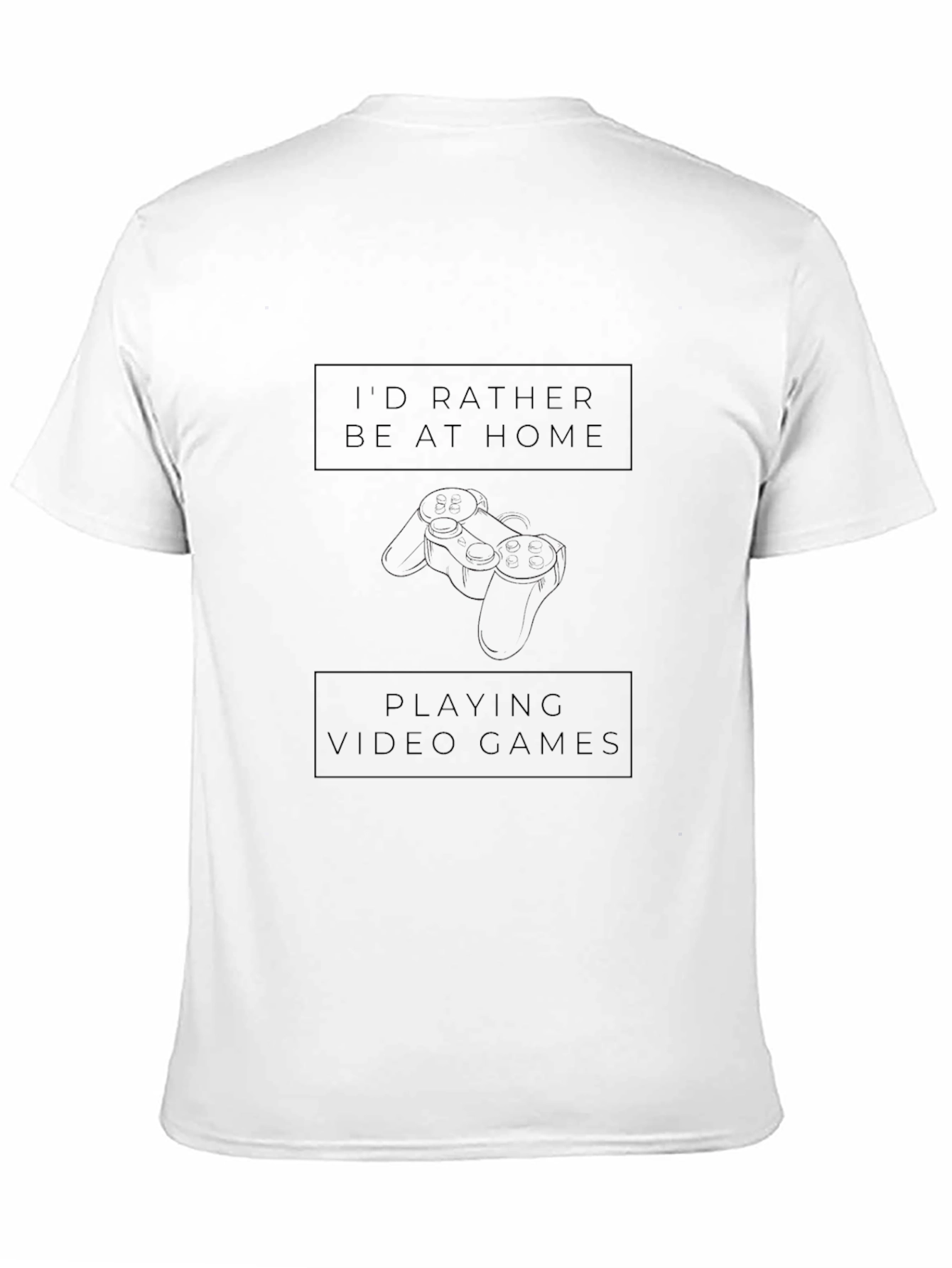 Black Gamer's Tee: I'd Rather Be At Home, Playing Video Games view 11