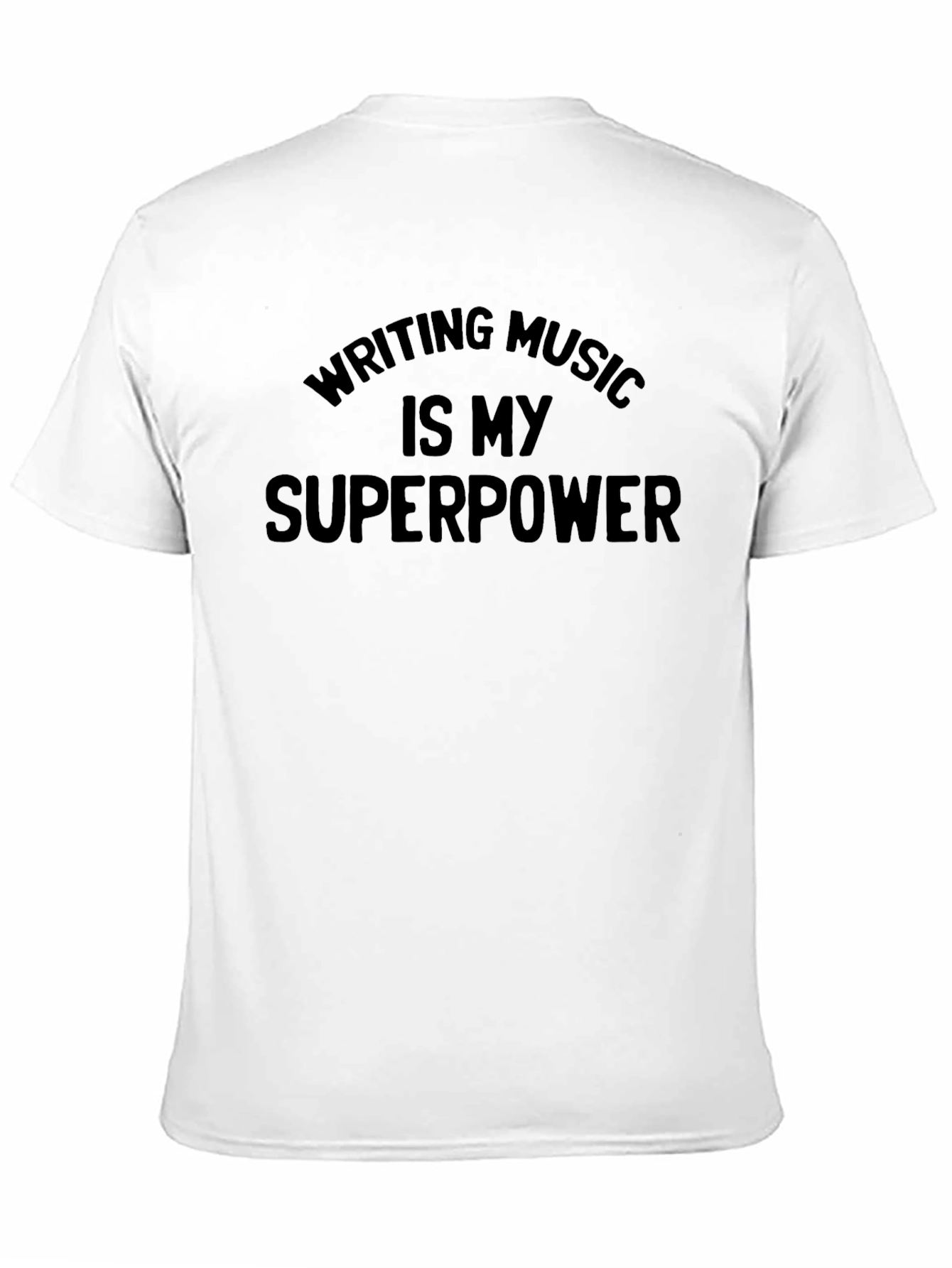 Black Music Writing Superpower T-Shirt view 11