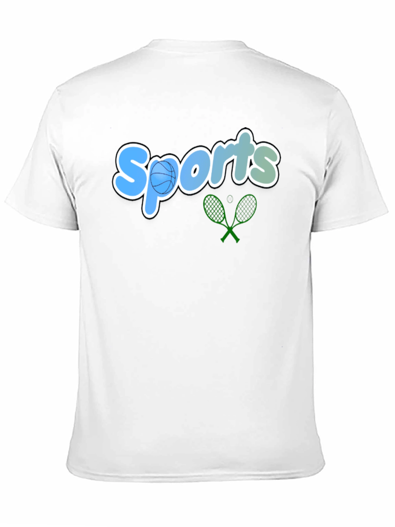Black Sports Graphic Tee - Black Casual T-Shirt view 11