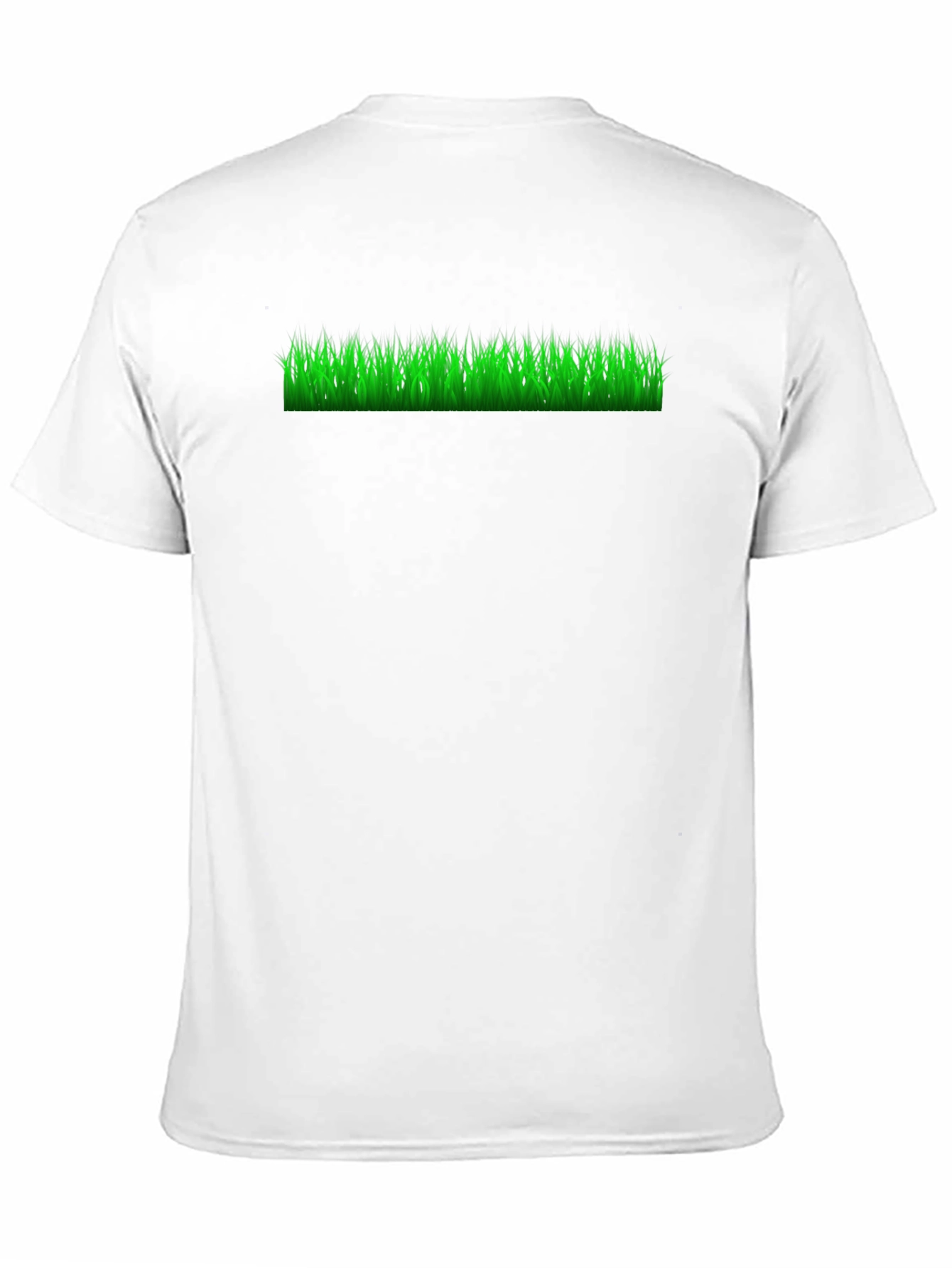 Black Green Grass Graphic Black T-Shirt view 11