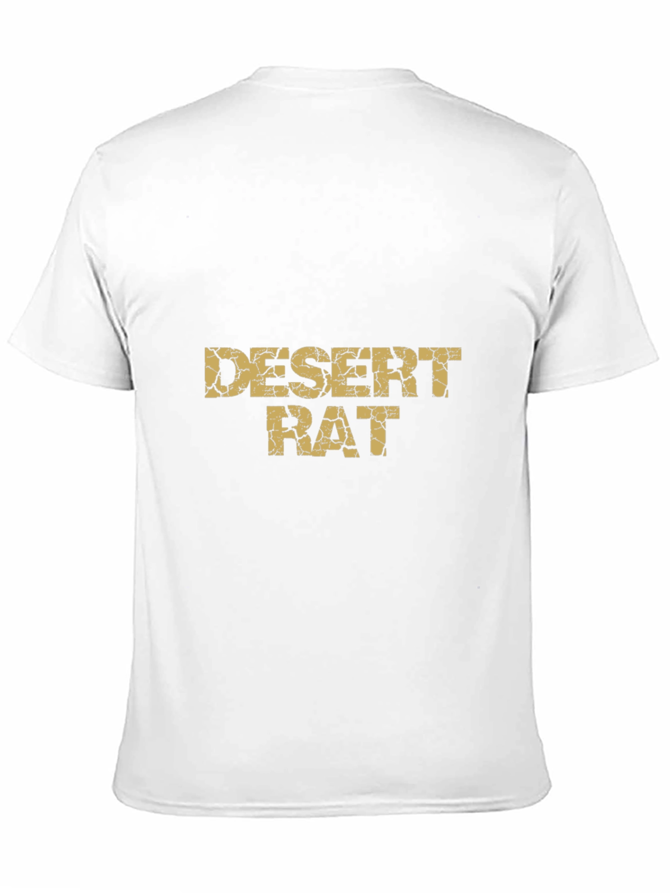 Black Desert Rat Graphic Tee - Black Cotton Casual T-Shirt view 11