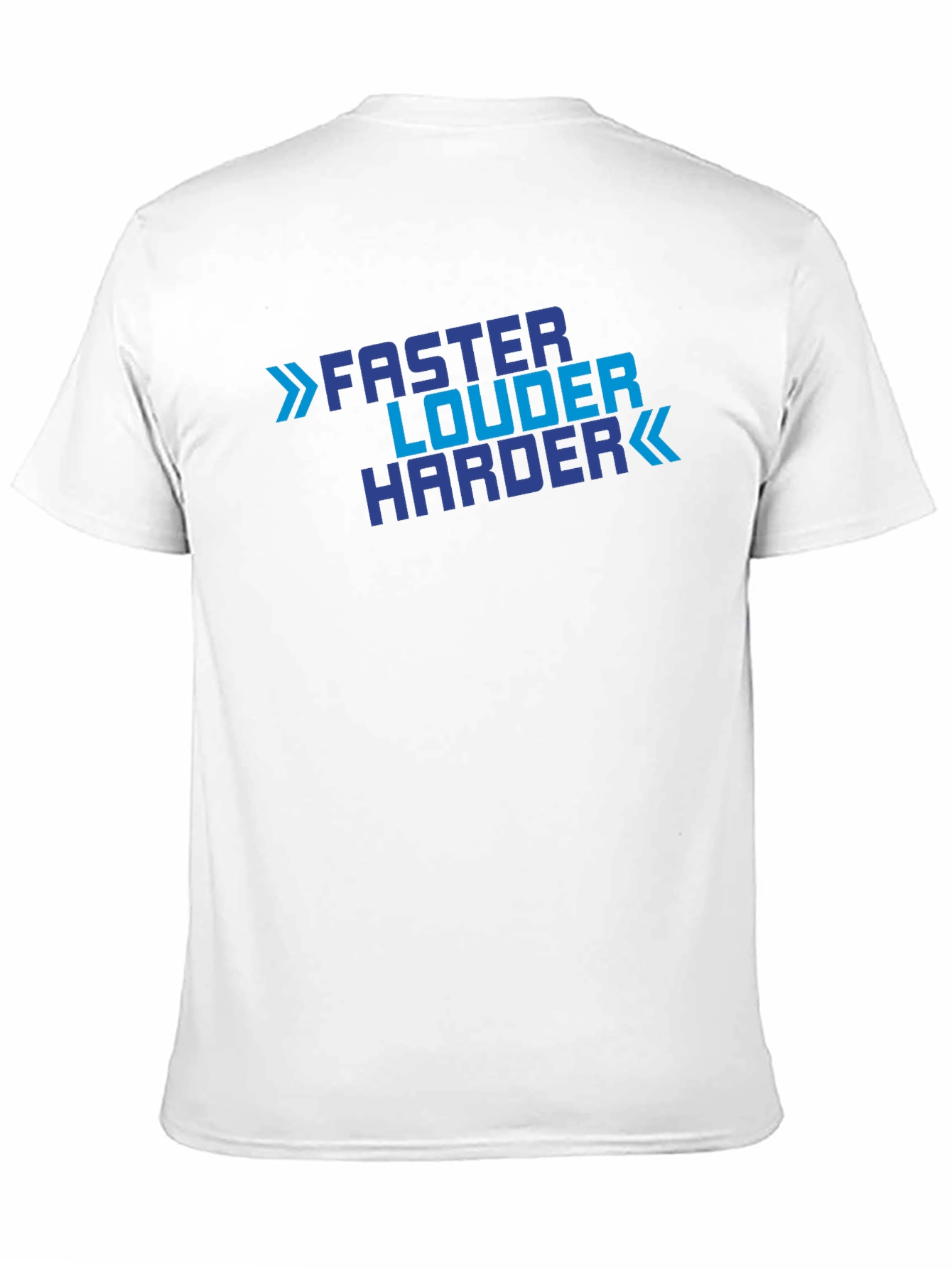 Black Faster Louder Harder Graphic Tee view 11