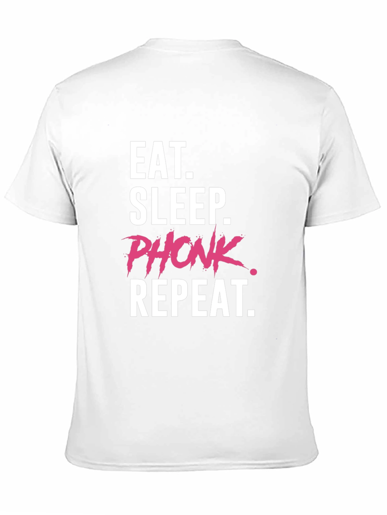 Eat Sleep Phonk Repeat Black T-Shirt - 11