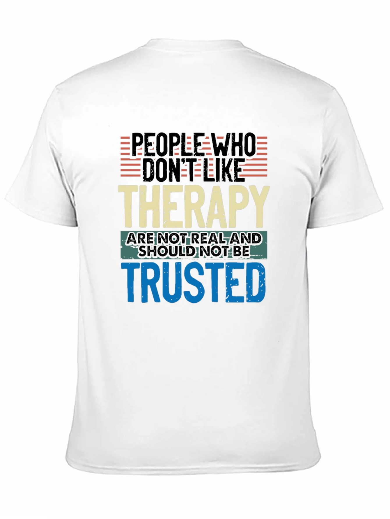 Black Therapy Humor Graphic Tee view 11