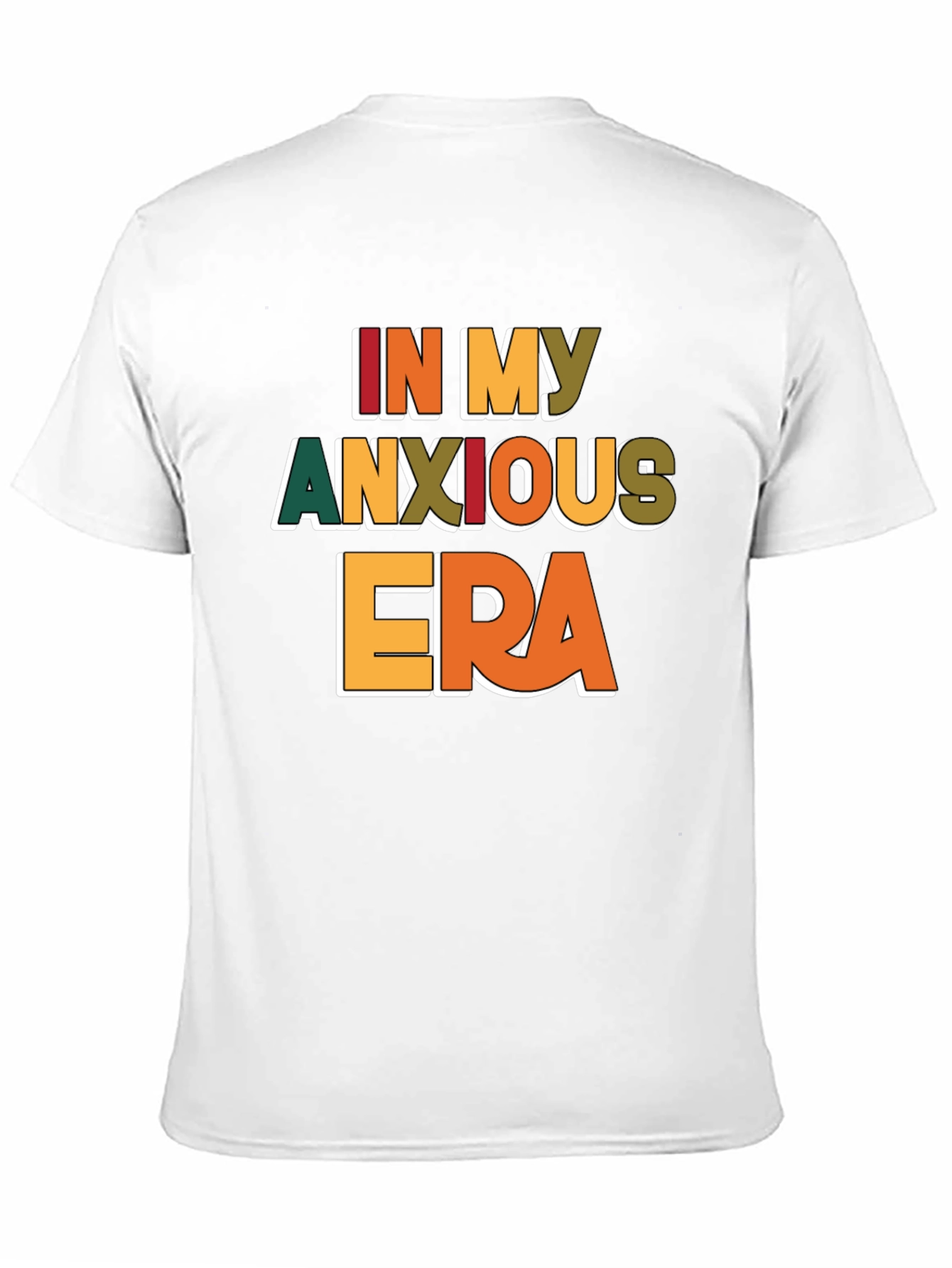 Black In My Anxious Era T-Shirt - Trendy Graphic Tee view 11