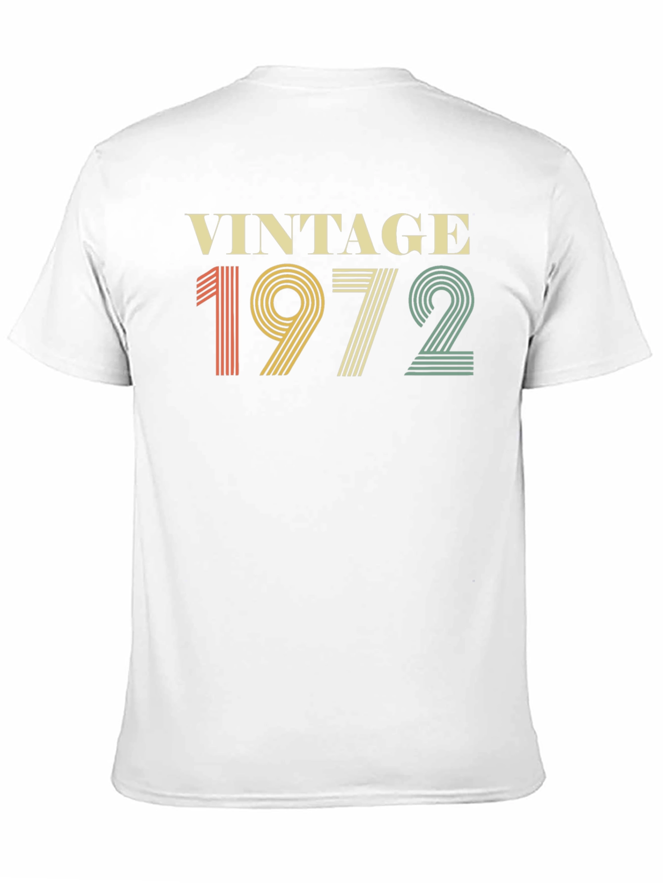 Black Vintage 1972 Birthday T-Shirt view 11