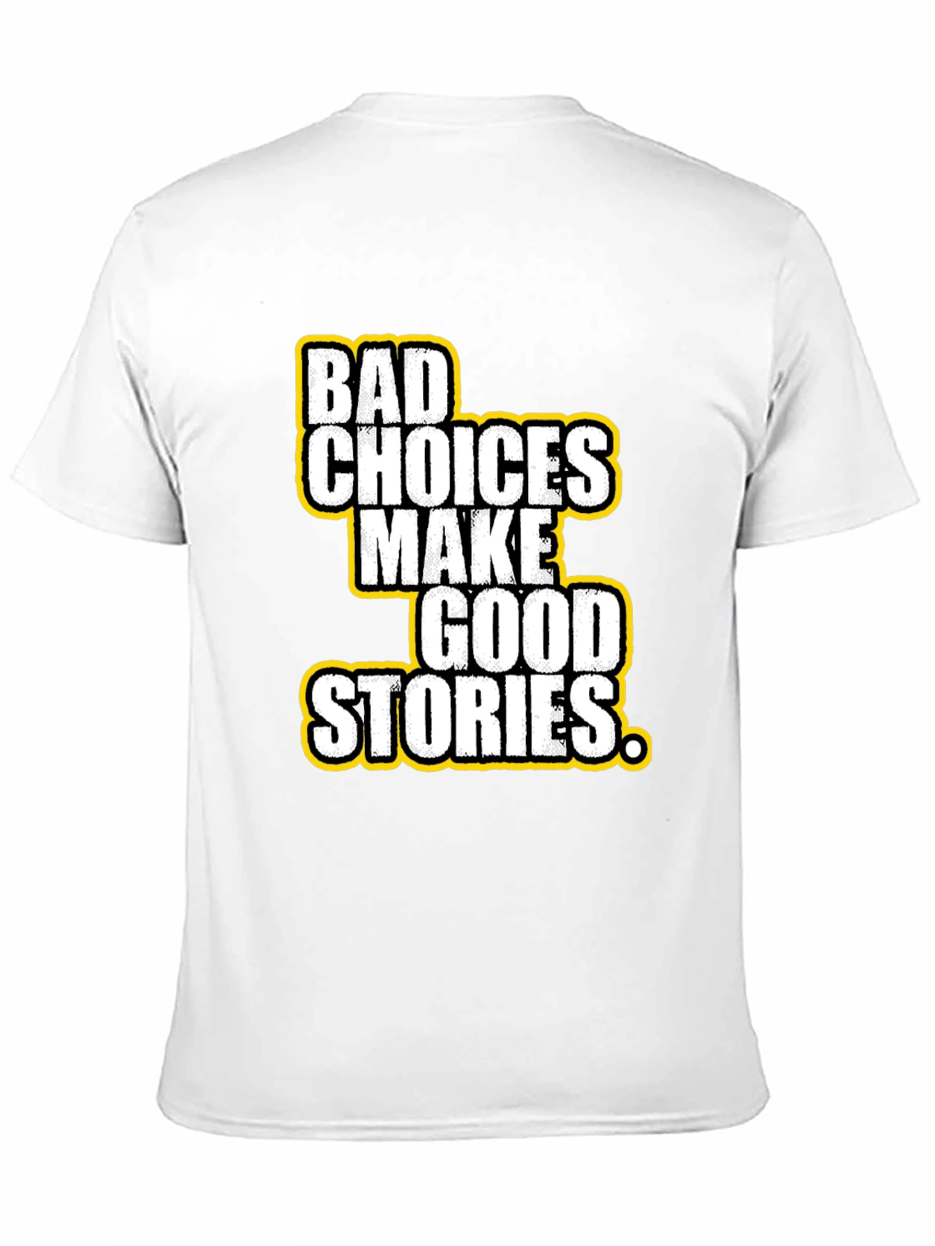 Black Bad Choices Good Stories Graphic Tee view 11