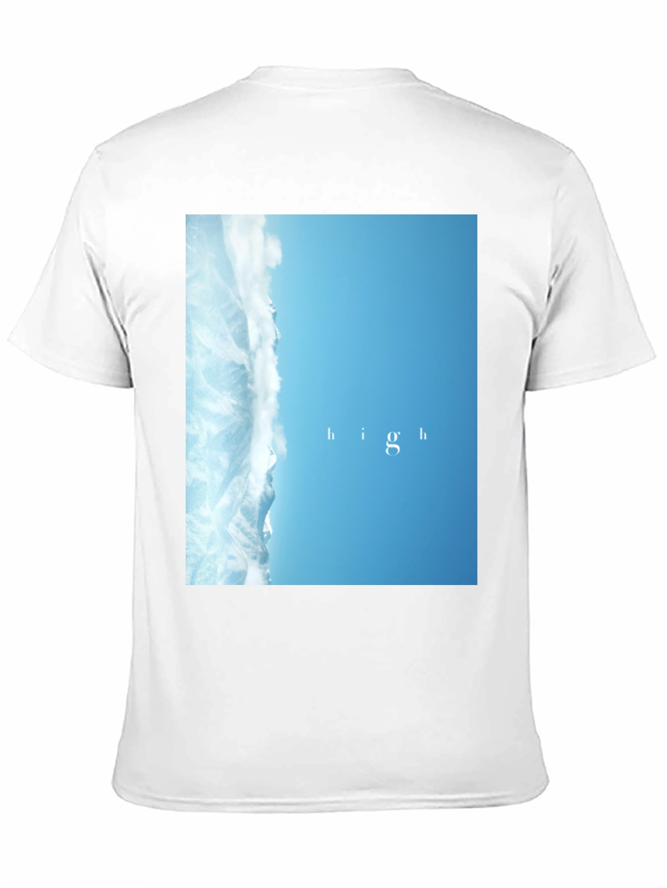 Black High Sky Graphic Black T-Shirt view 11