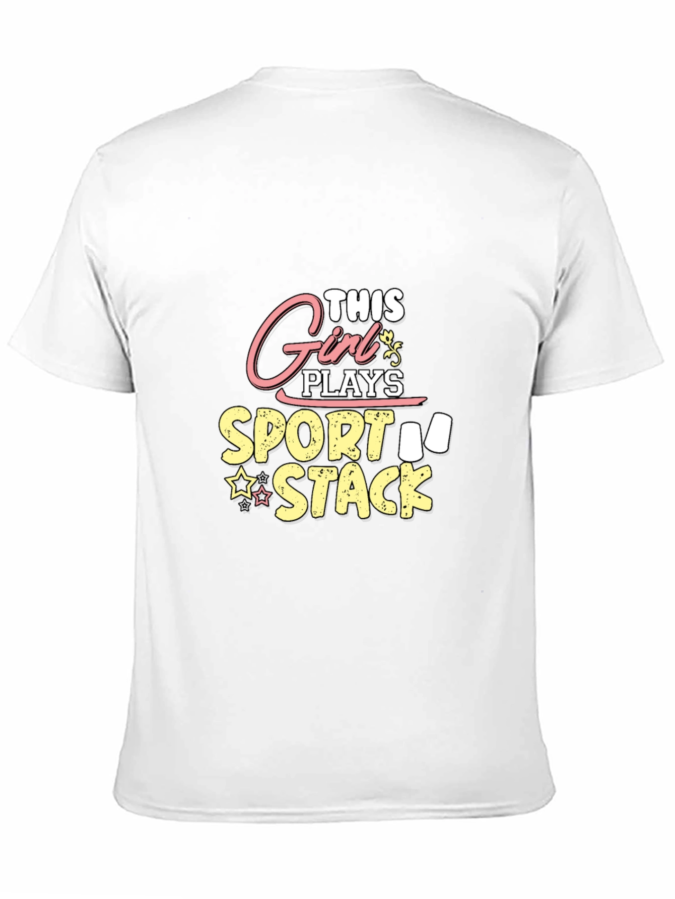 Black Girl Sport Stack T-Shirt - Novelty Tee view 11