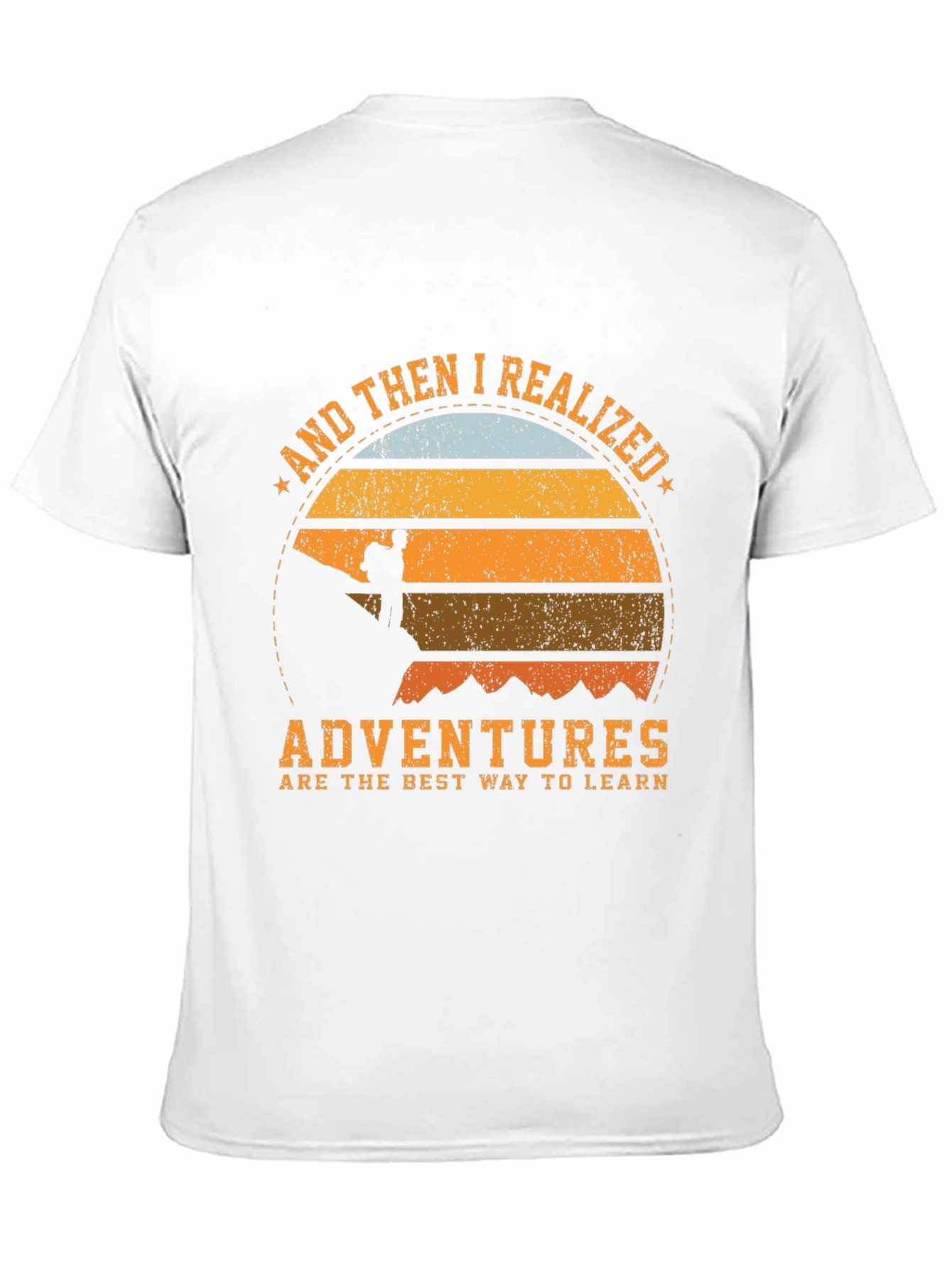 Black Adventure Awaits T-Shirt - Unisex Tee view 11