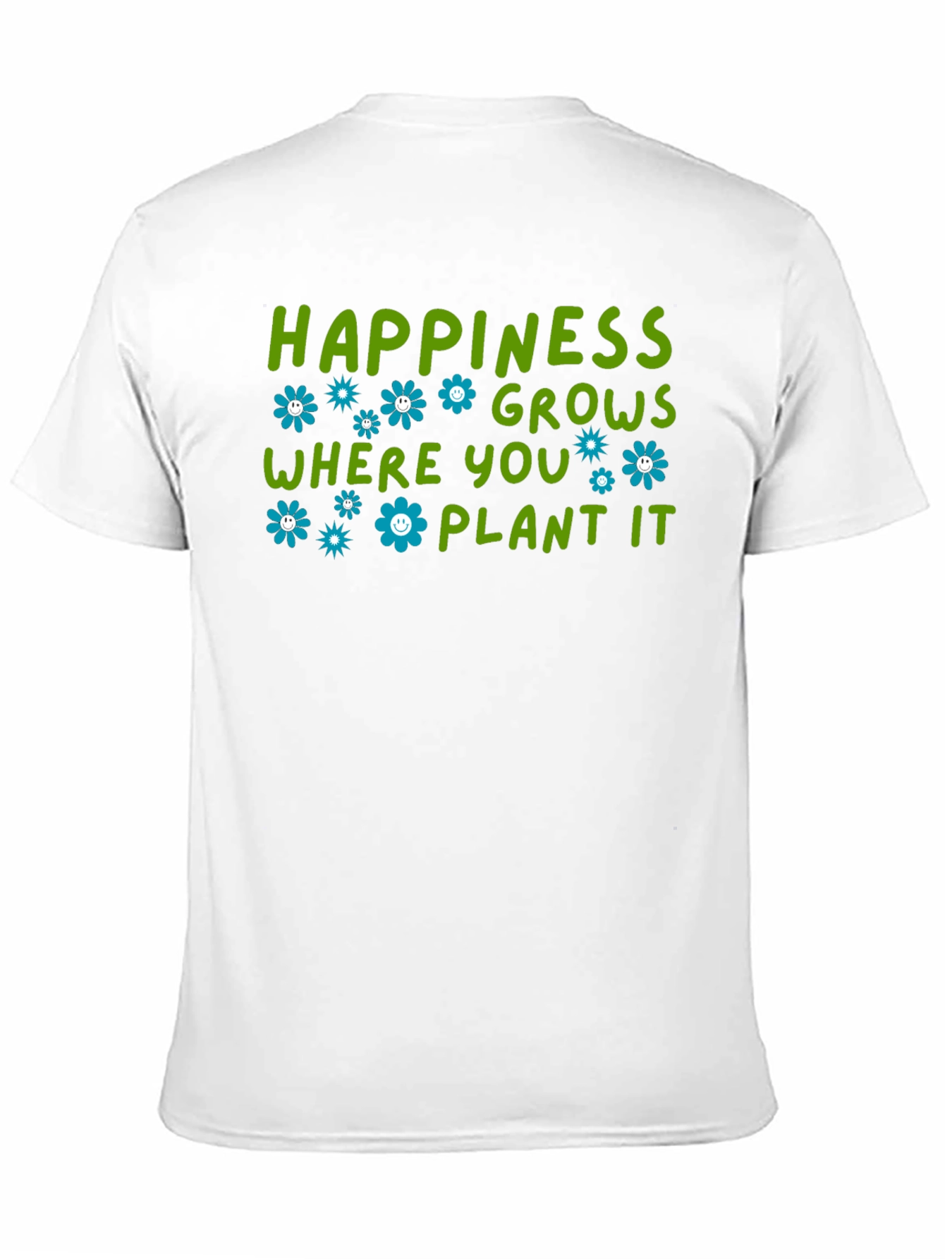 Black Happiness Grows Where You Plant It T-Shirt view 11