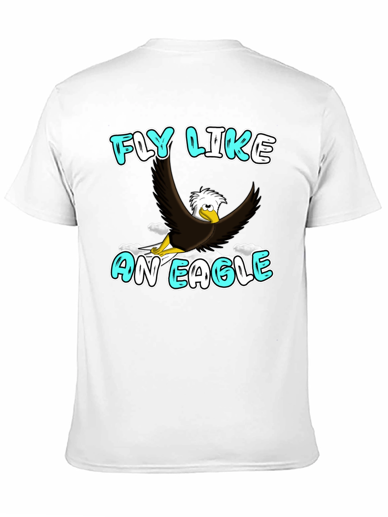 Black Fly Like An Eagle Graphic Tee view 11