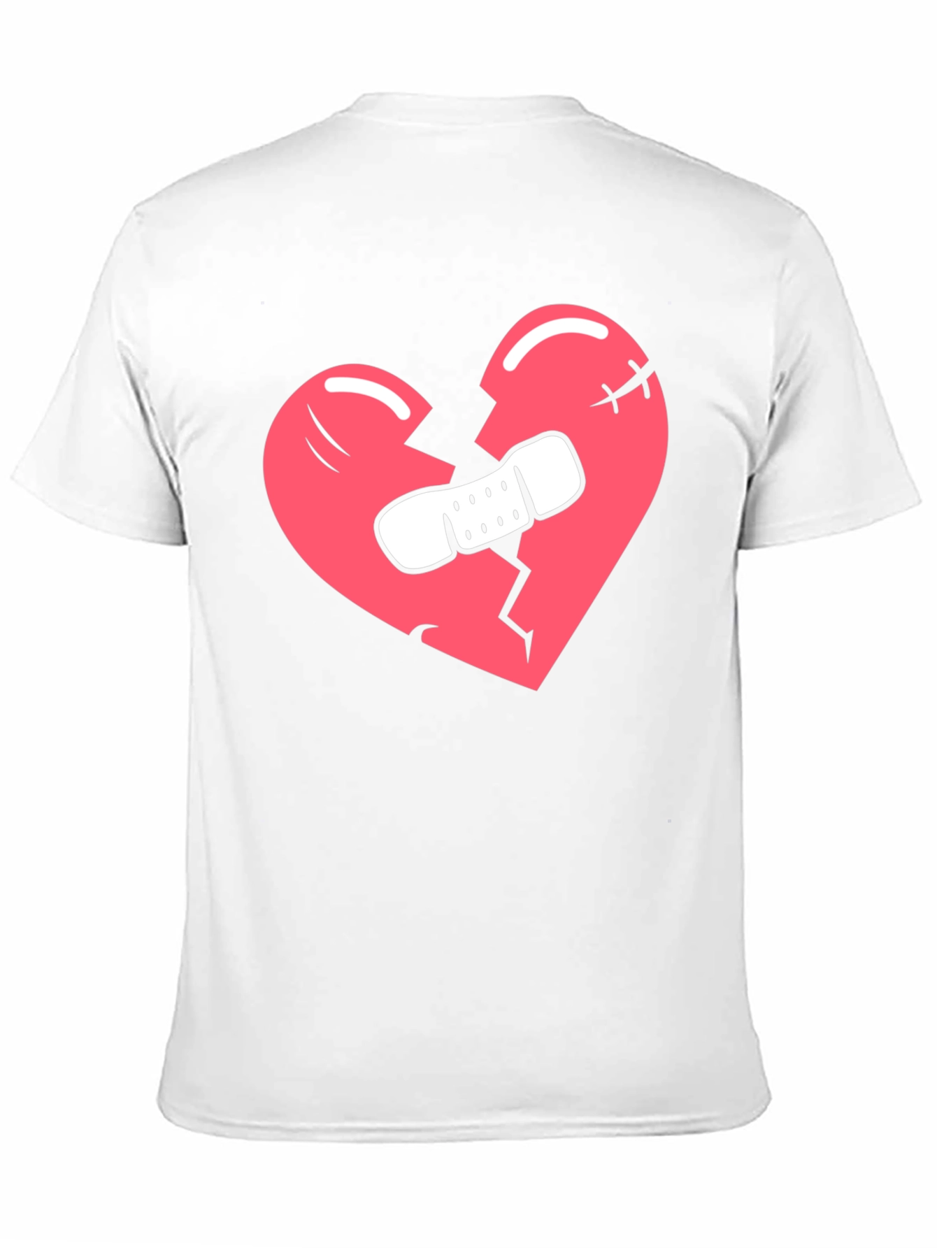 Black Broken Heart T-Shirt - Black Graphic Tee view 11