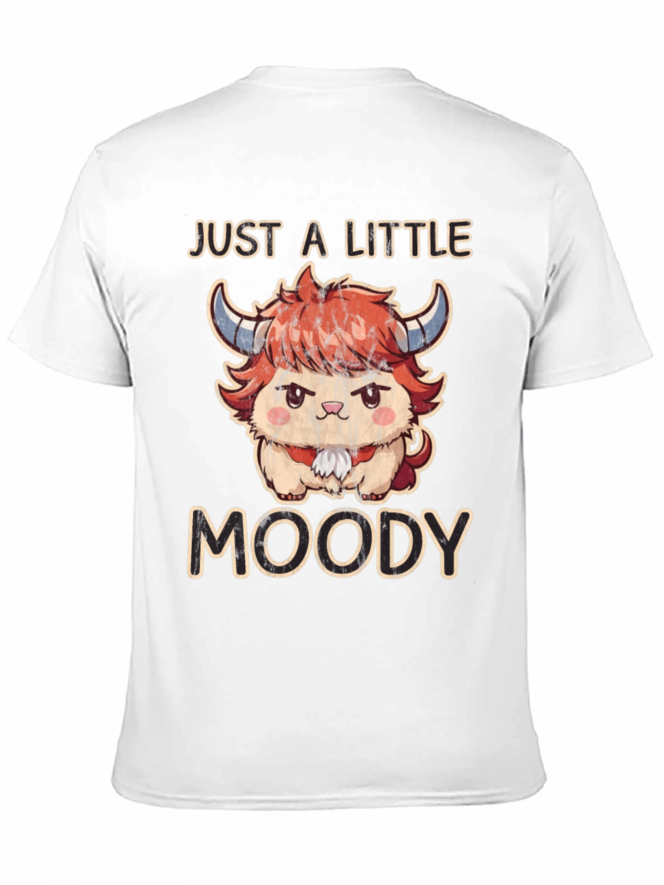 Black Just A Little Moody T-Shirt view 11