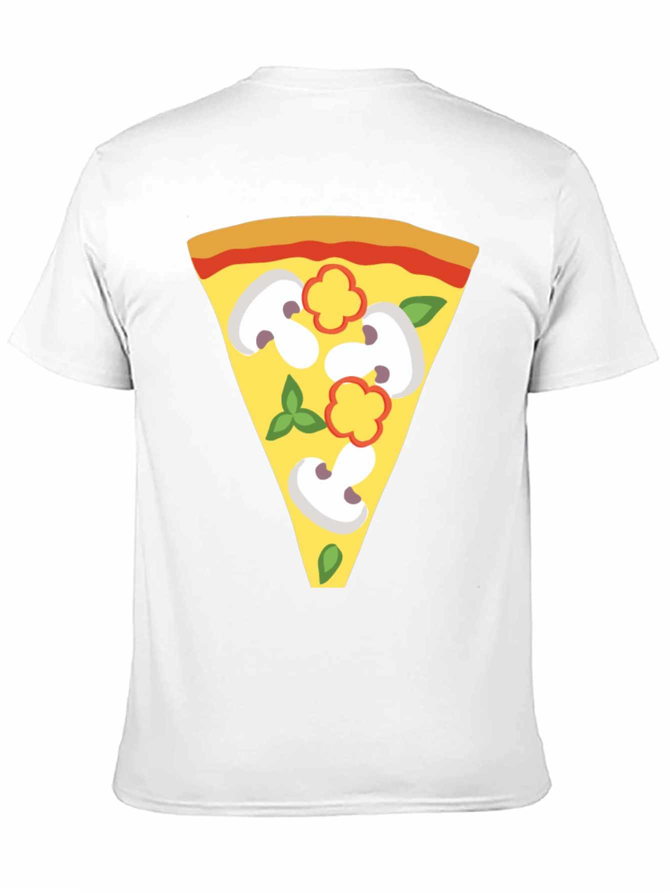 Black Pizza Slice Graphic Tee - Unique Foodie T-Shirt view 11