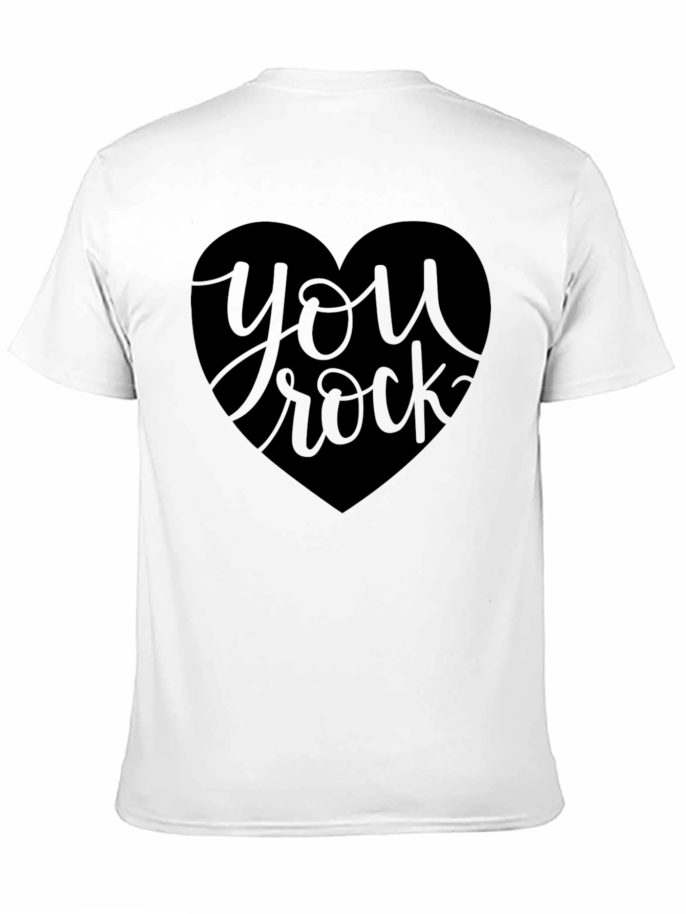 Black You Rock Graphic Black Tee view 11