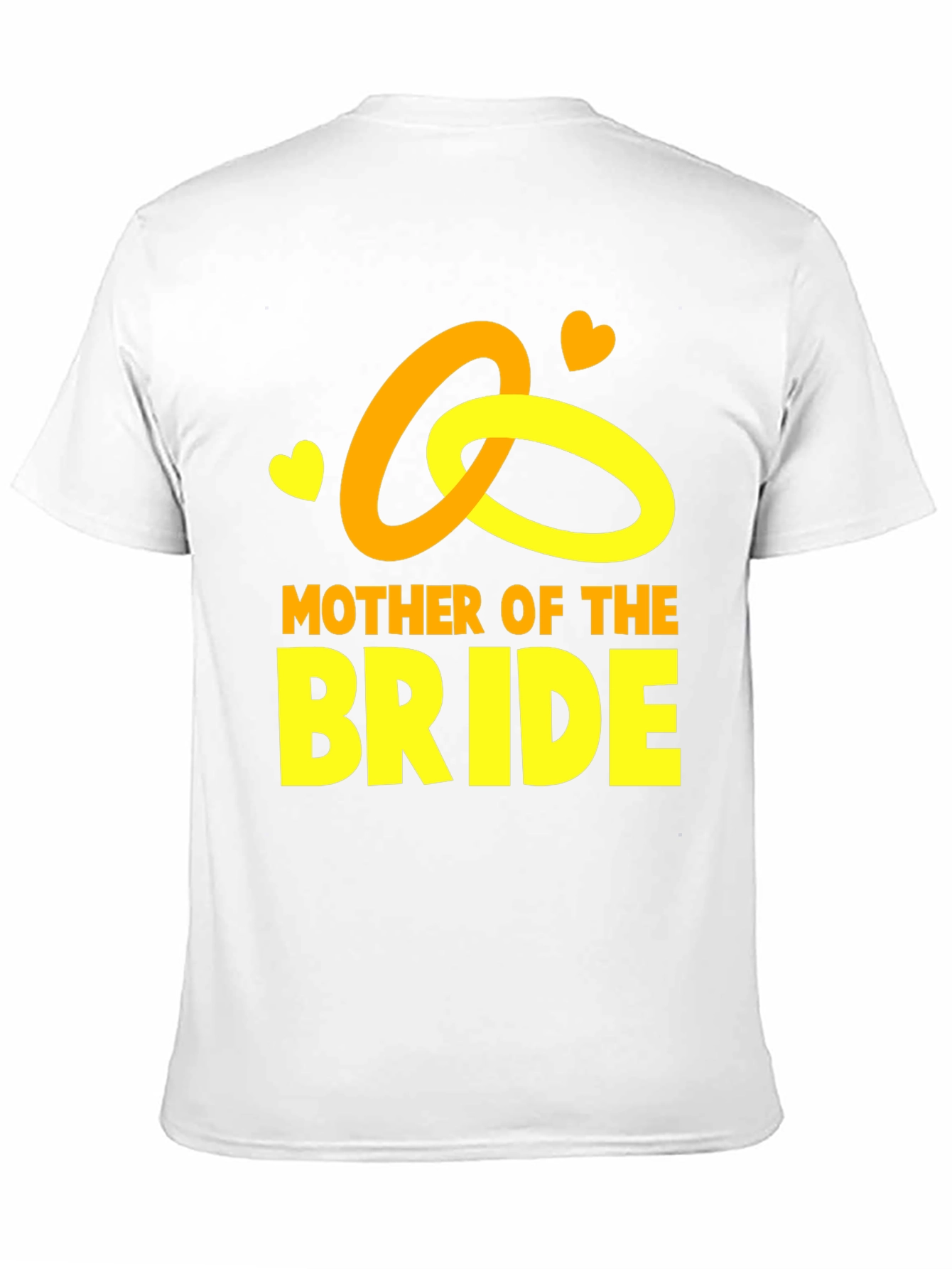 Black Mother of the Bride Black T-Shirt with Gold Rings view 11