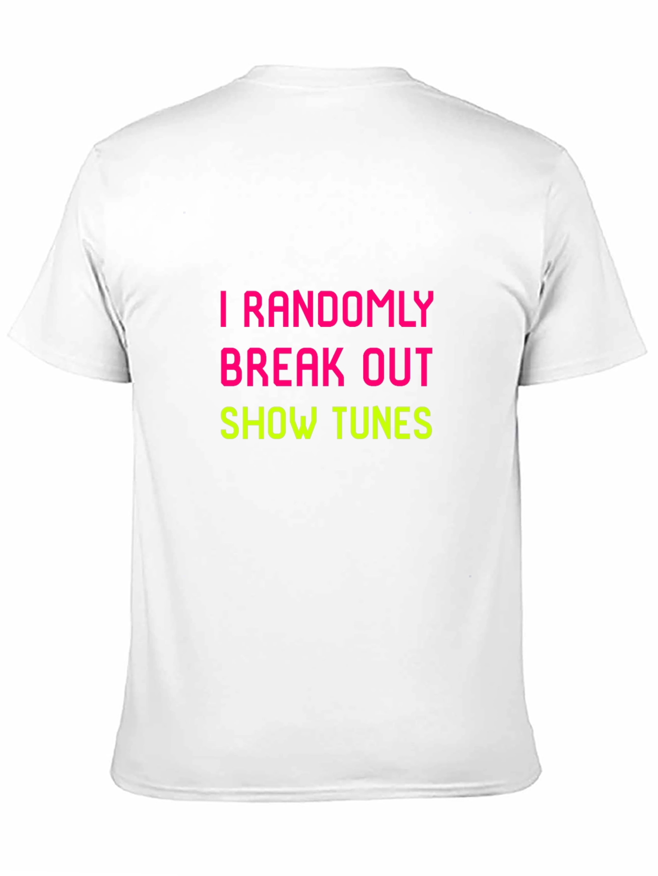 Black Random Show Tunes Graphic Tee view 11