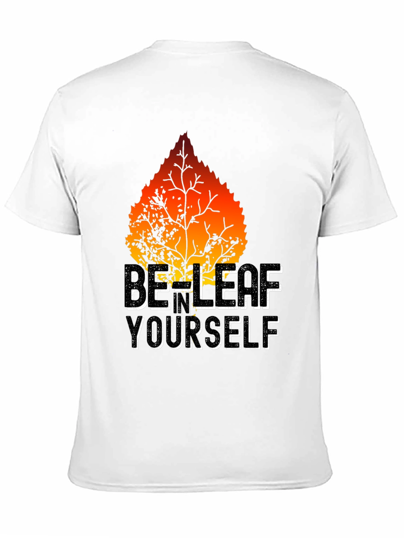 Black Be-Leaf Yourself Graphic Tee - Black view 11