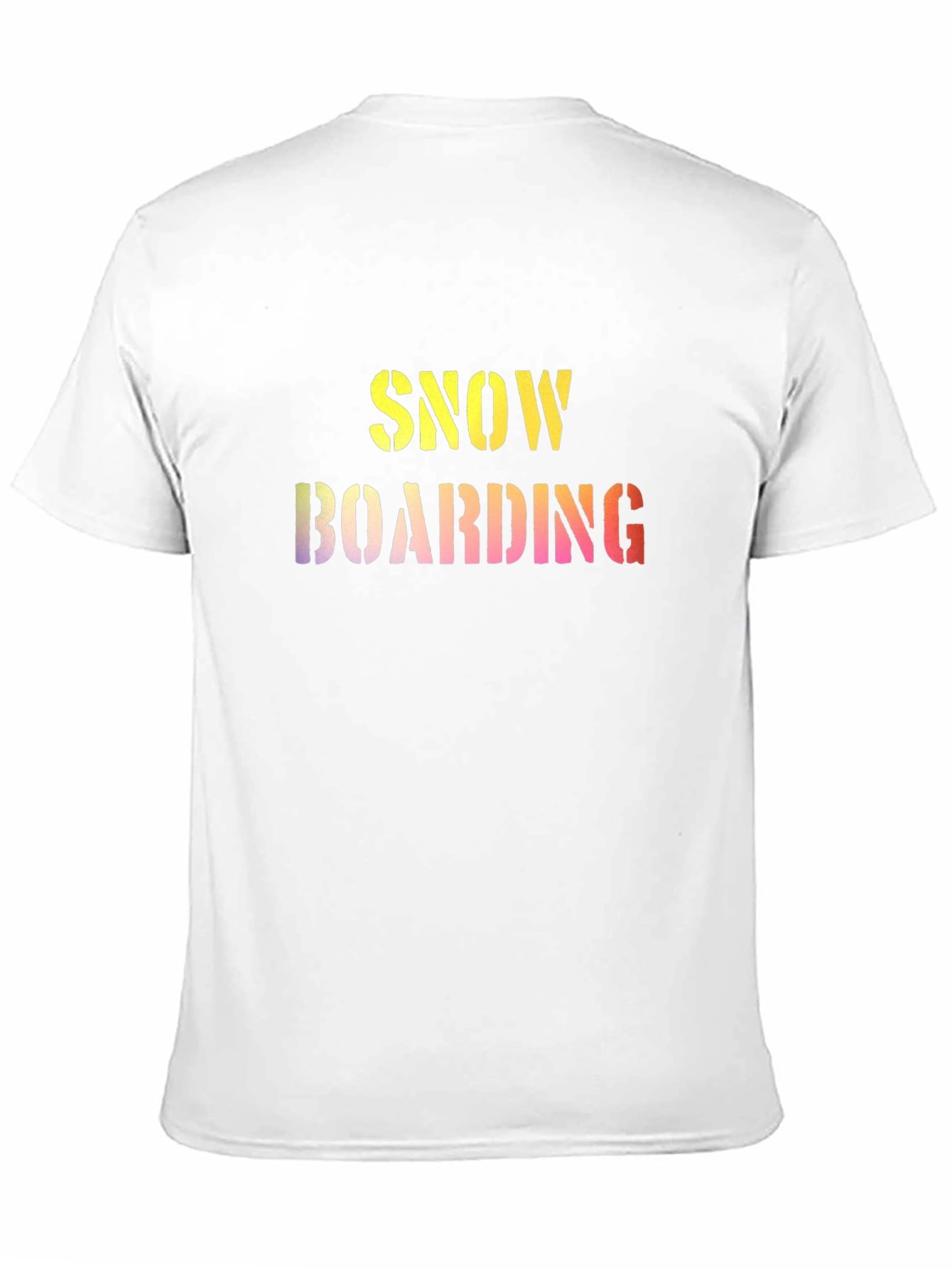 Black Snow Boarding Graphic Tee -  Trendy Winter Sports T-Shirt view 11