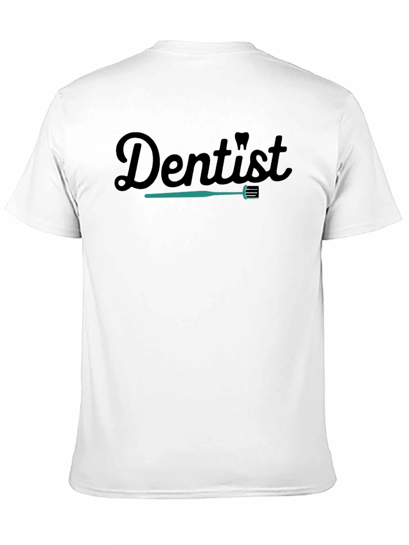 Black Dentist T-Shirt - Dental Tooth Brush Tee view 11