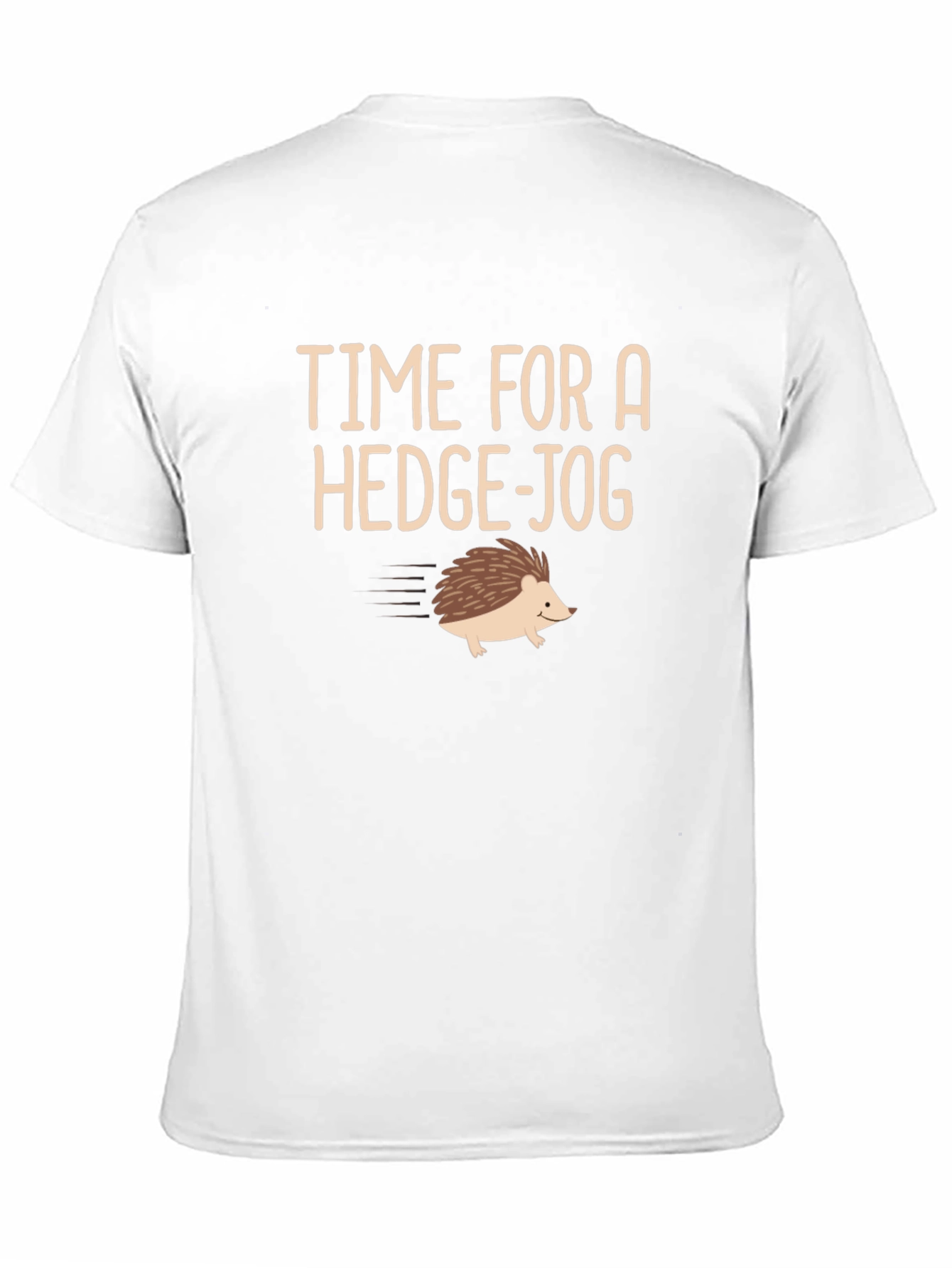 Black Time for a Hedge-Jog Black T-Shirt view 11