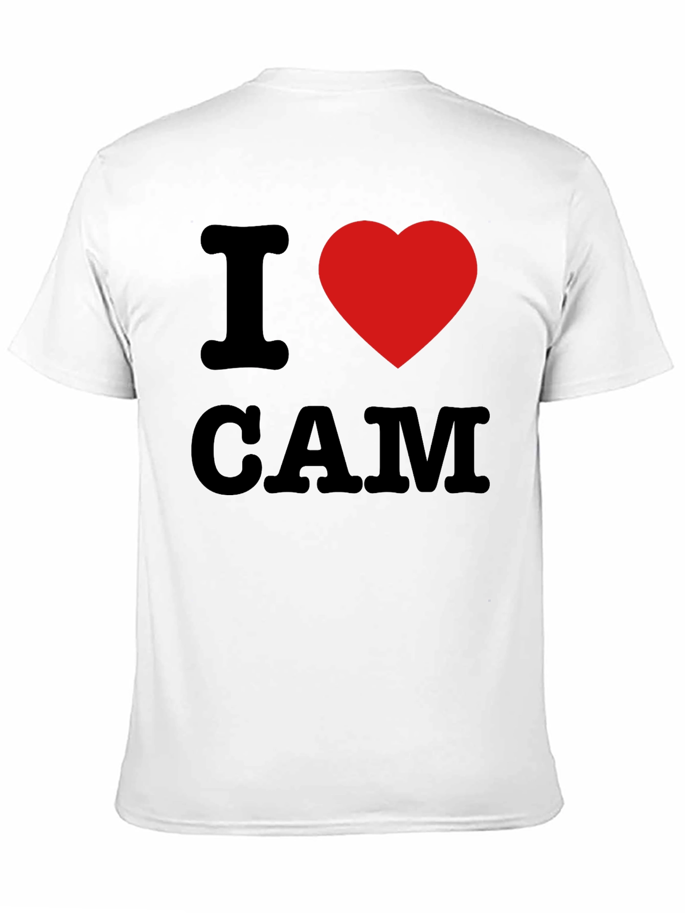Black I Heart CAM T-Shirt - Classic Tee view 11