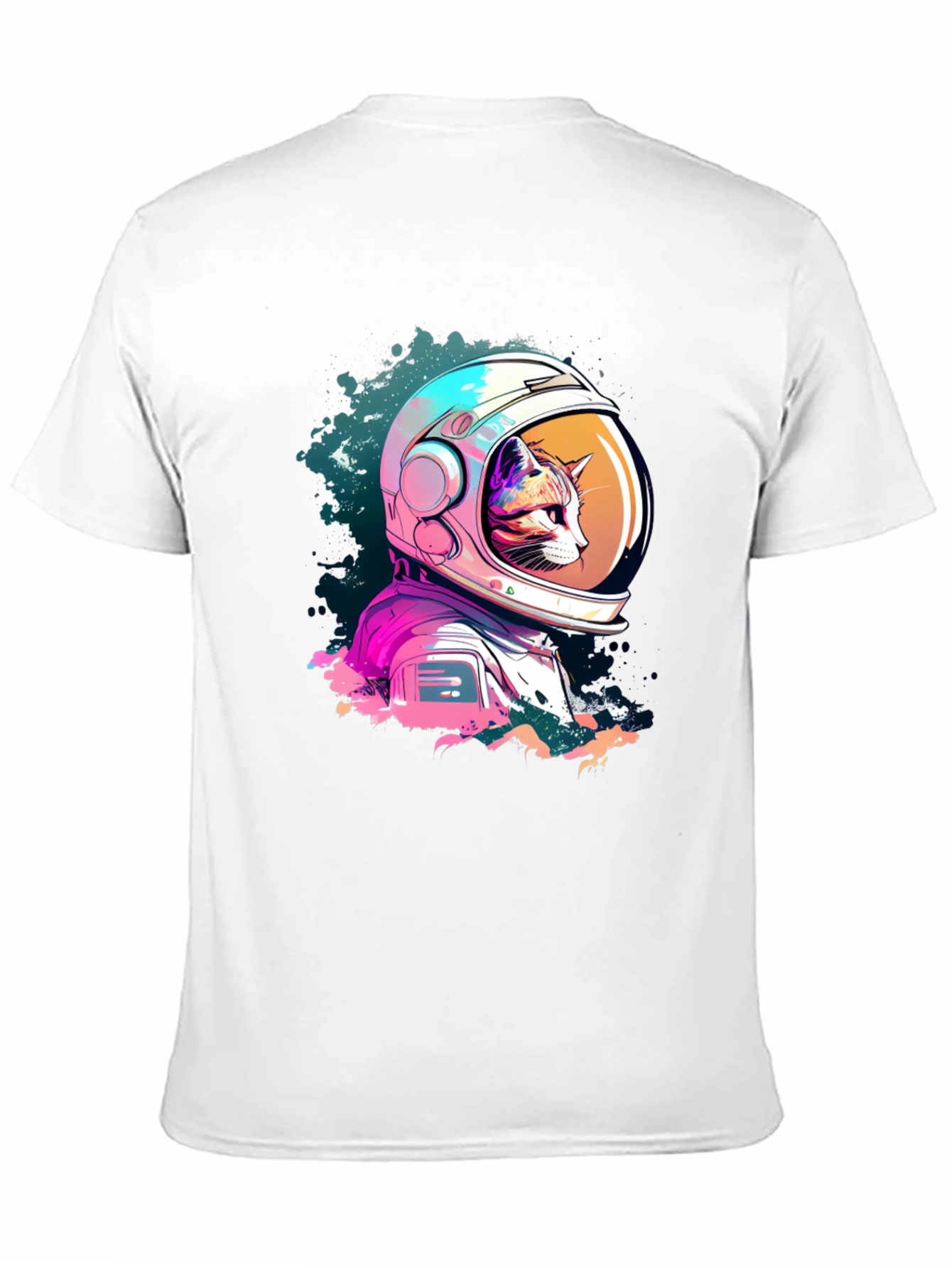 Black Cat Astronaut Graphic Tee - Space Adventure view 11