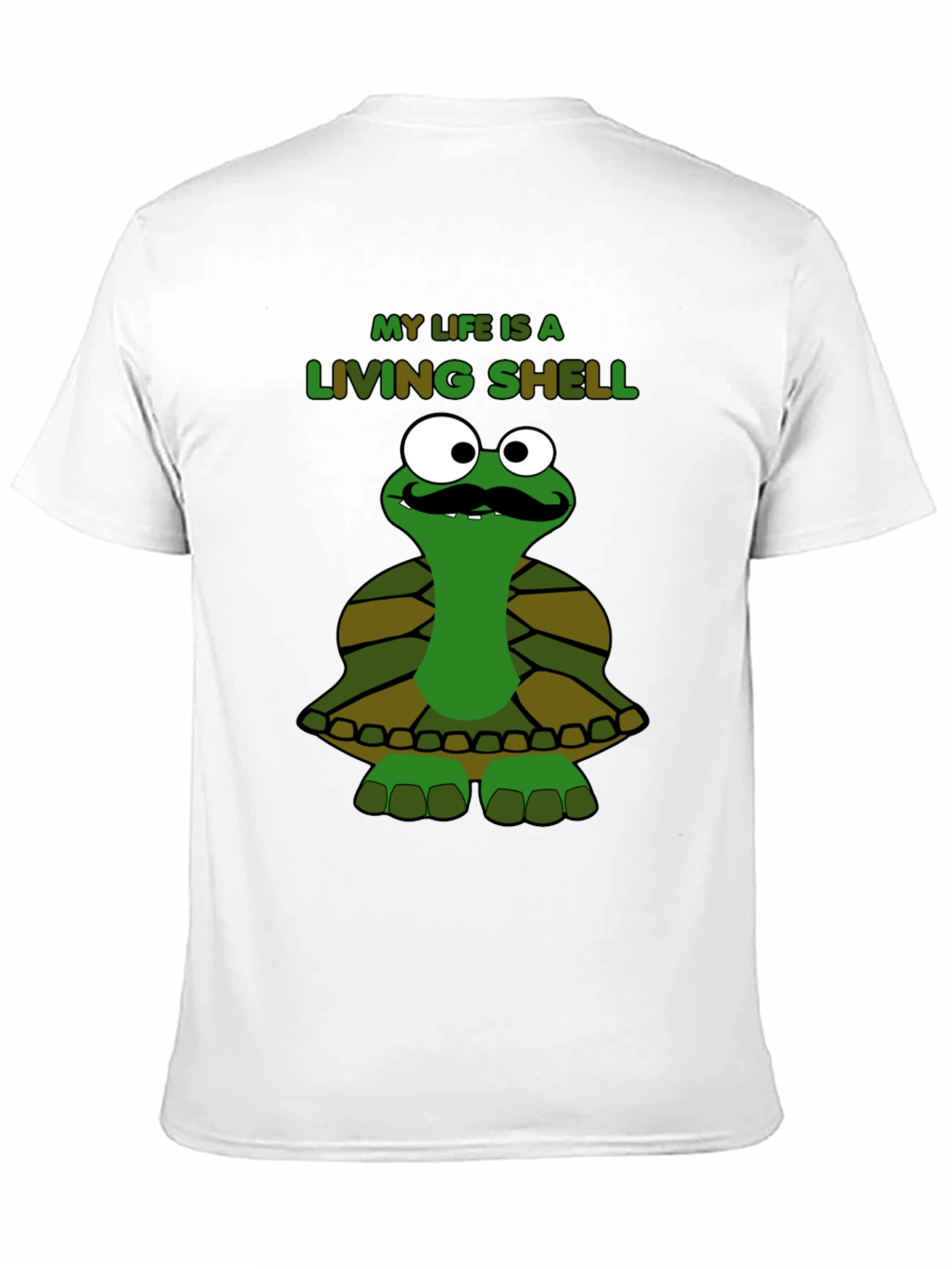 Black My Life is a Living Shell Turtle T-Shirt view 11