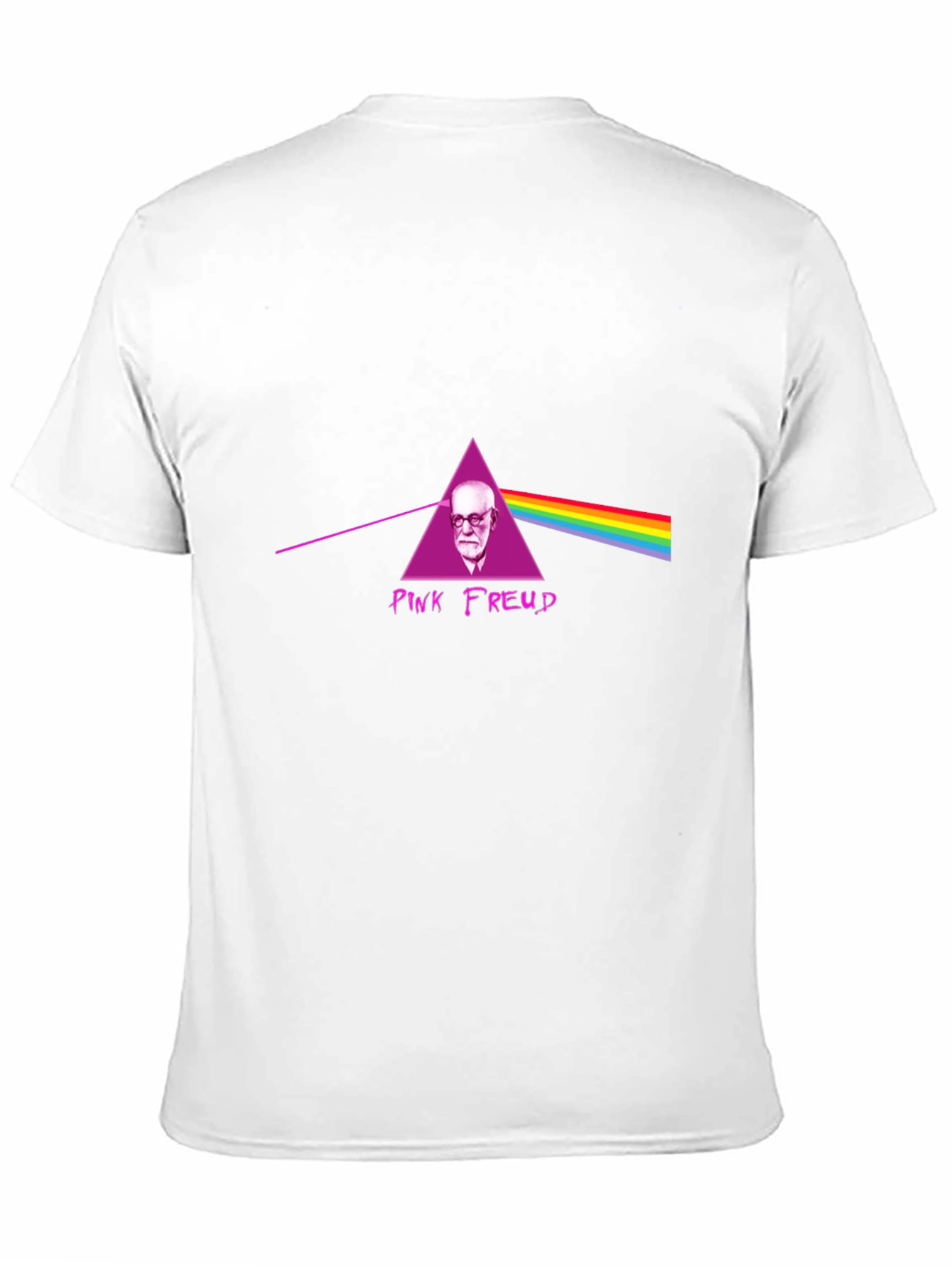 Black Pink Freud T-Shirt - Dark Side Parody view 11