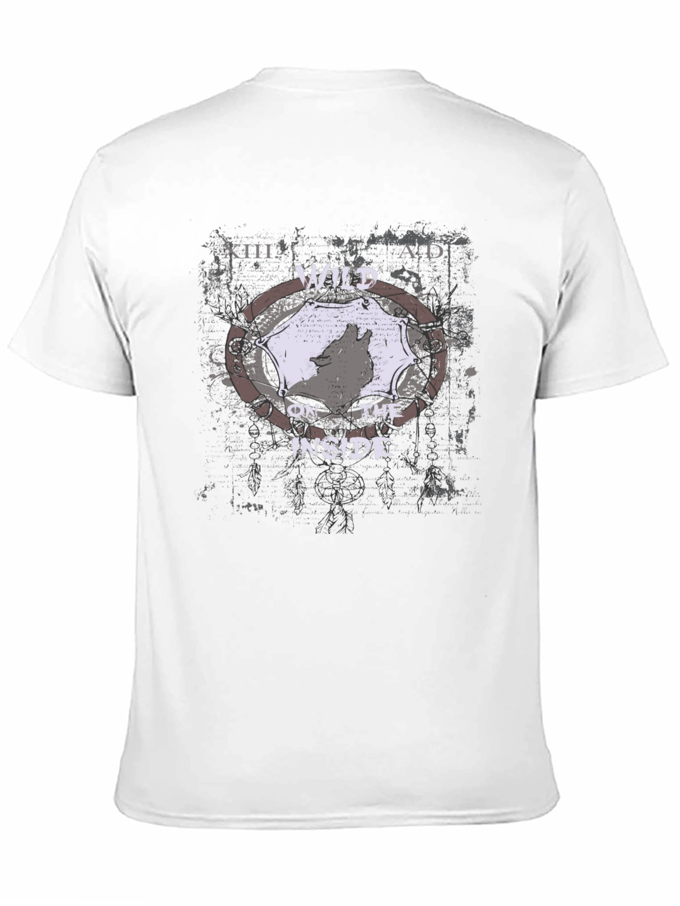 Black Wild Inside Graphic Tee - Men's Black T-Shirt view 11