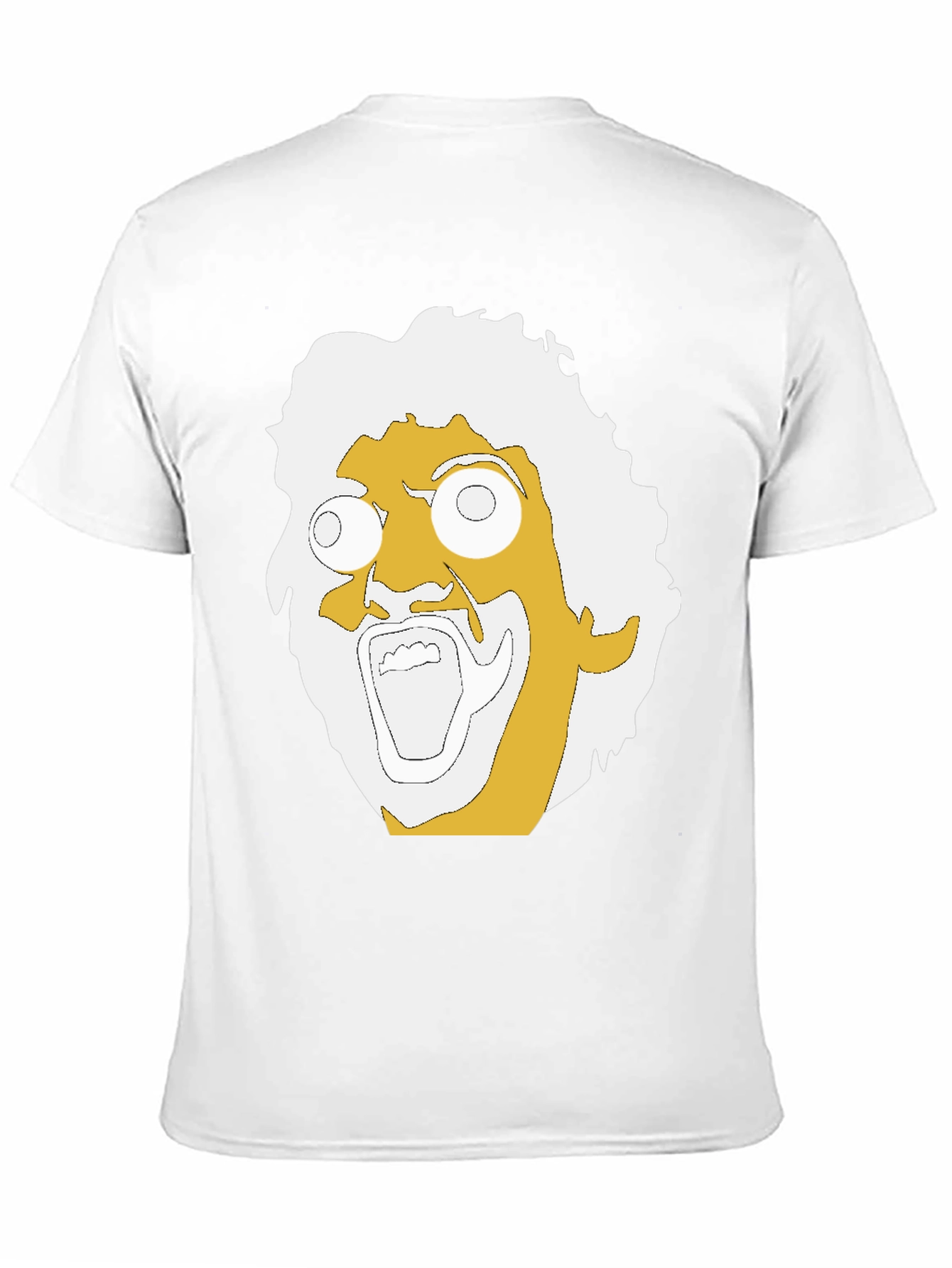 Black Cartoon Scream Black T-Shirt view 11