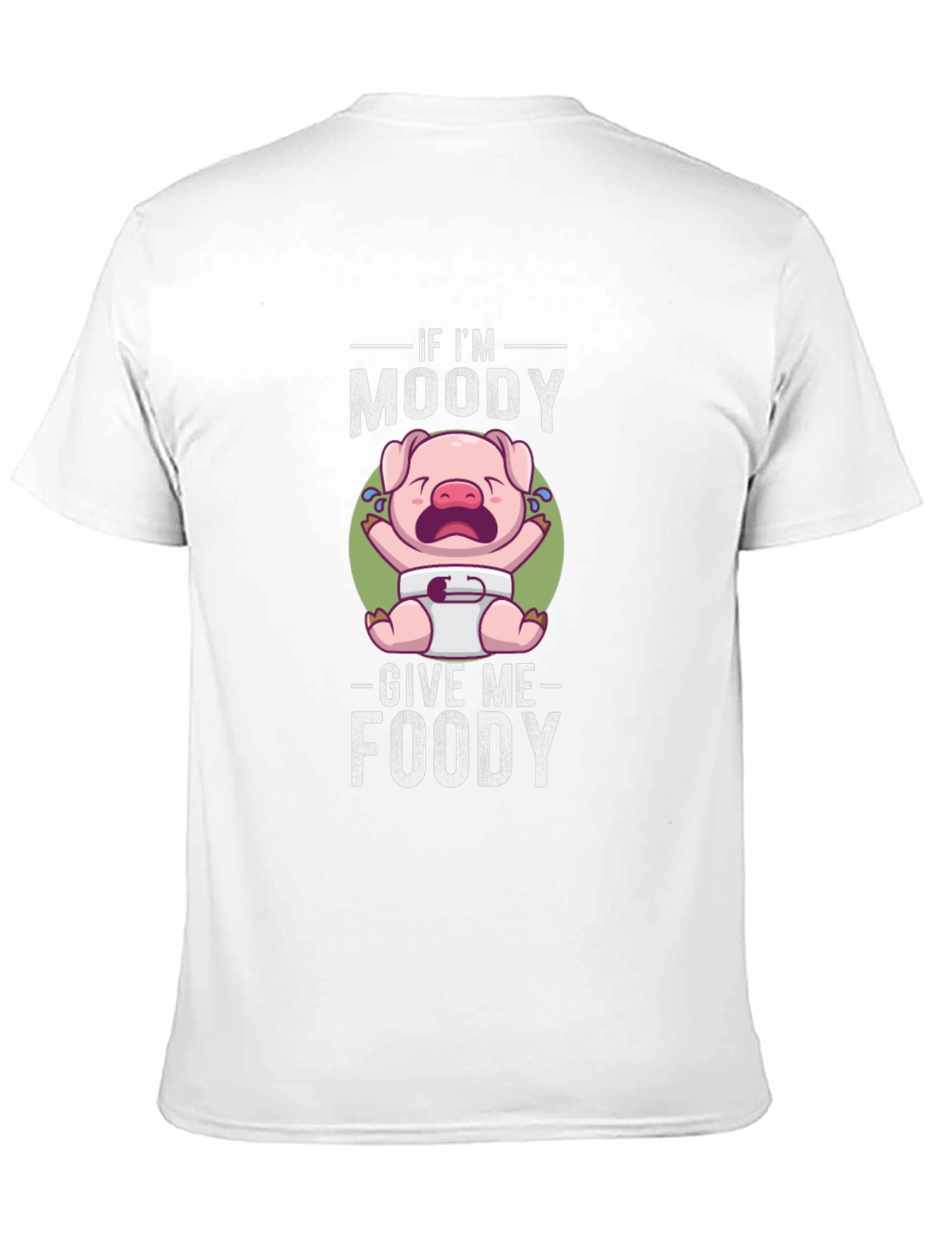 Black Moody Piggy T-Shirt view 11