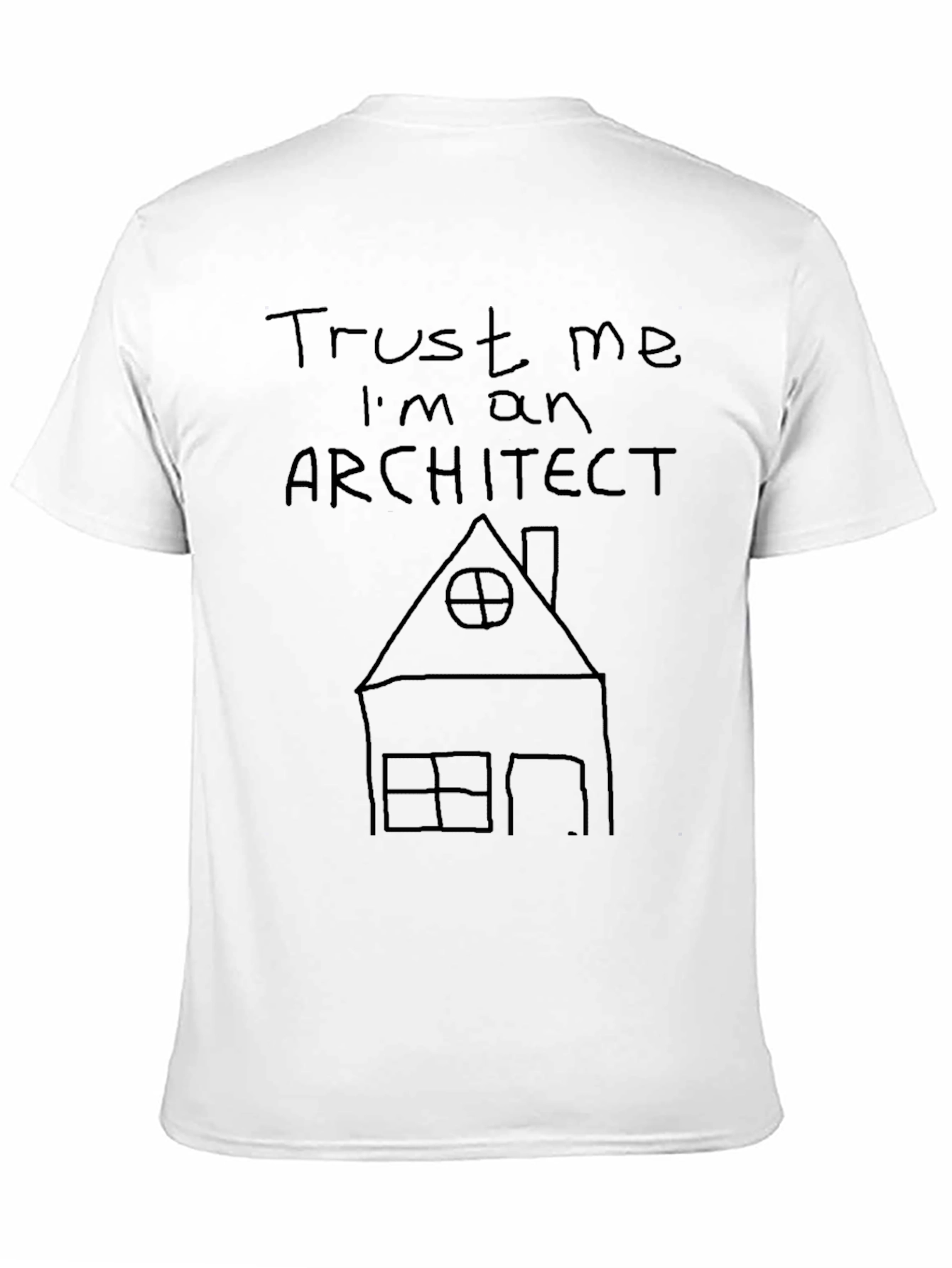 Black Trust Me I'm An Architect Black T-Shirt view 11