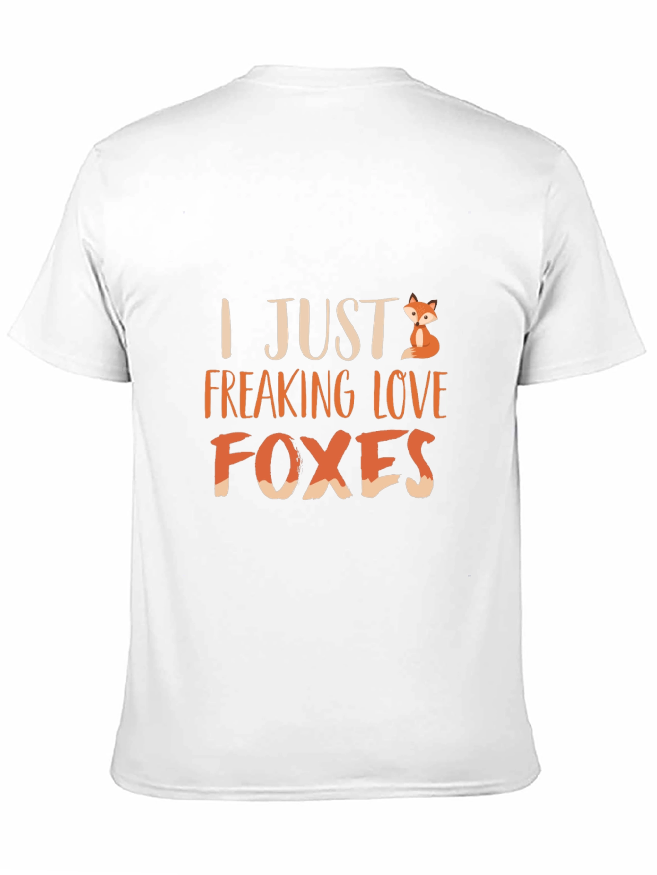 Black I Just Freaking Love Foxes T-Shirt view 11