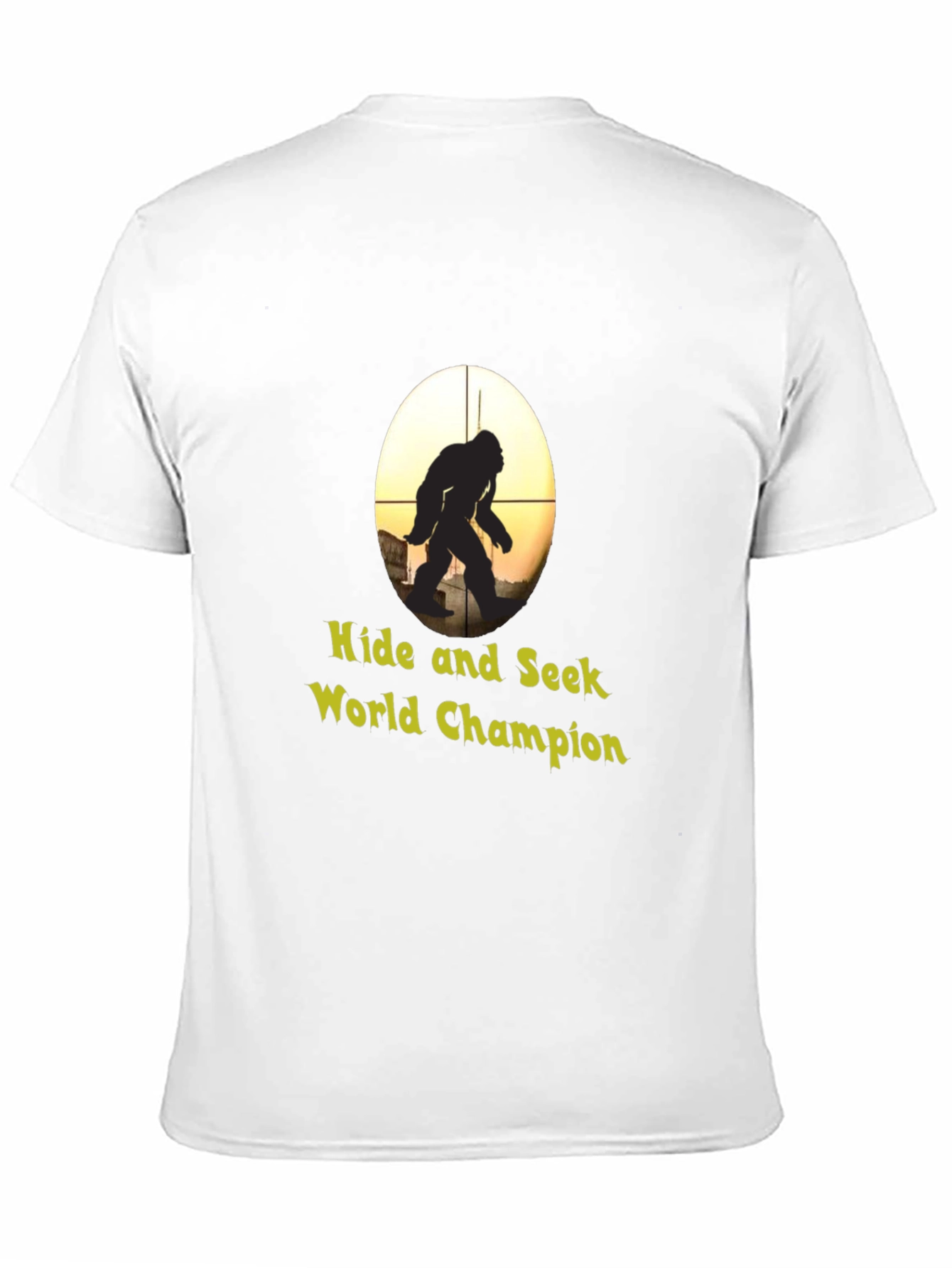 Black Hide & Seek World Champion Bigfoot Graphic T-Shirt view 11