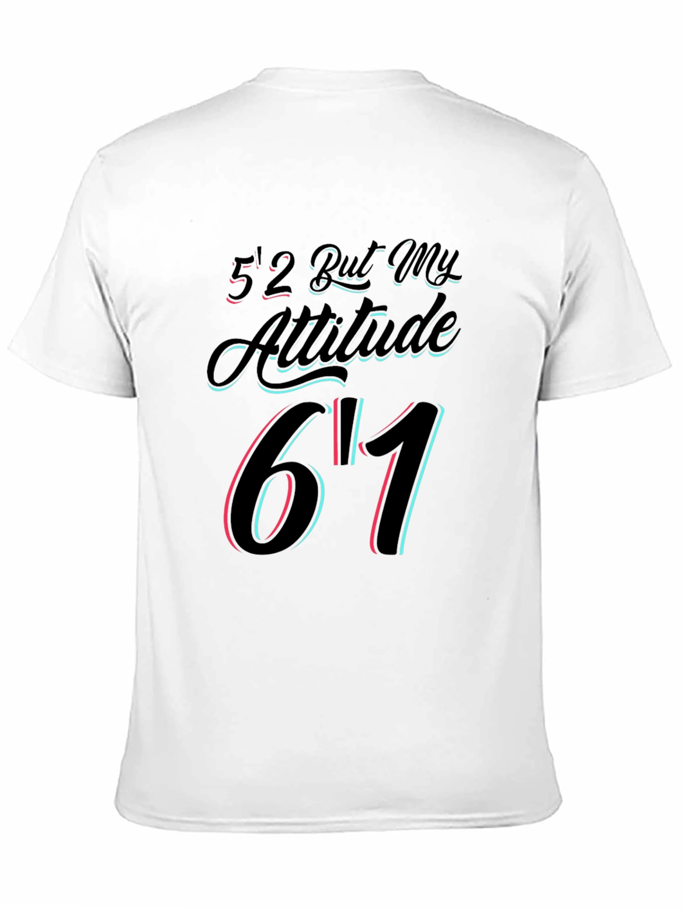 Black Funny Attitude Graphic T-Shirt view 11