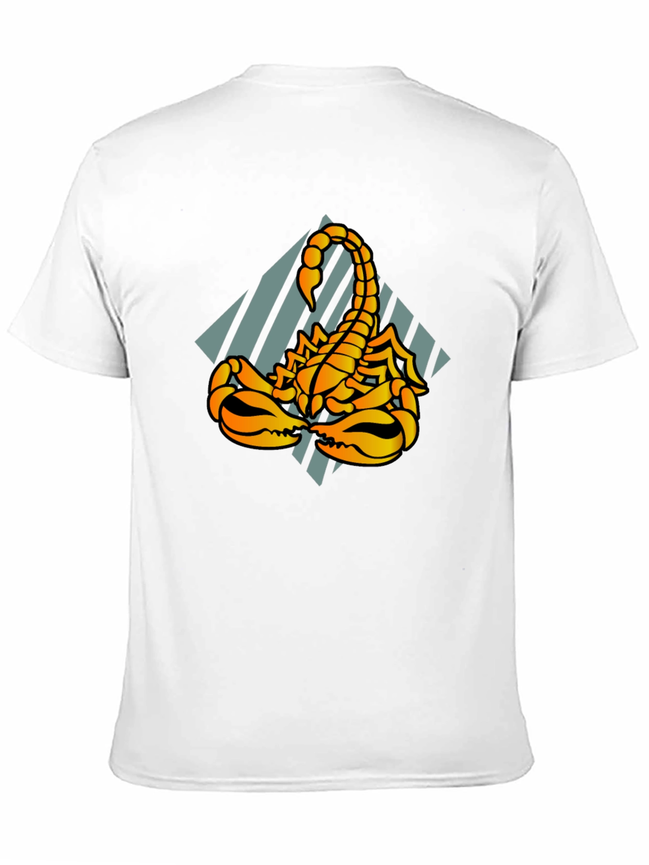 Black Scorpion Graphic Tee - Black Cotton T-Shirt view 11