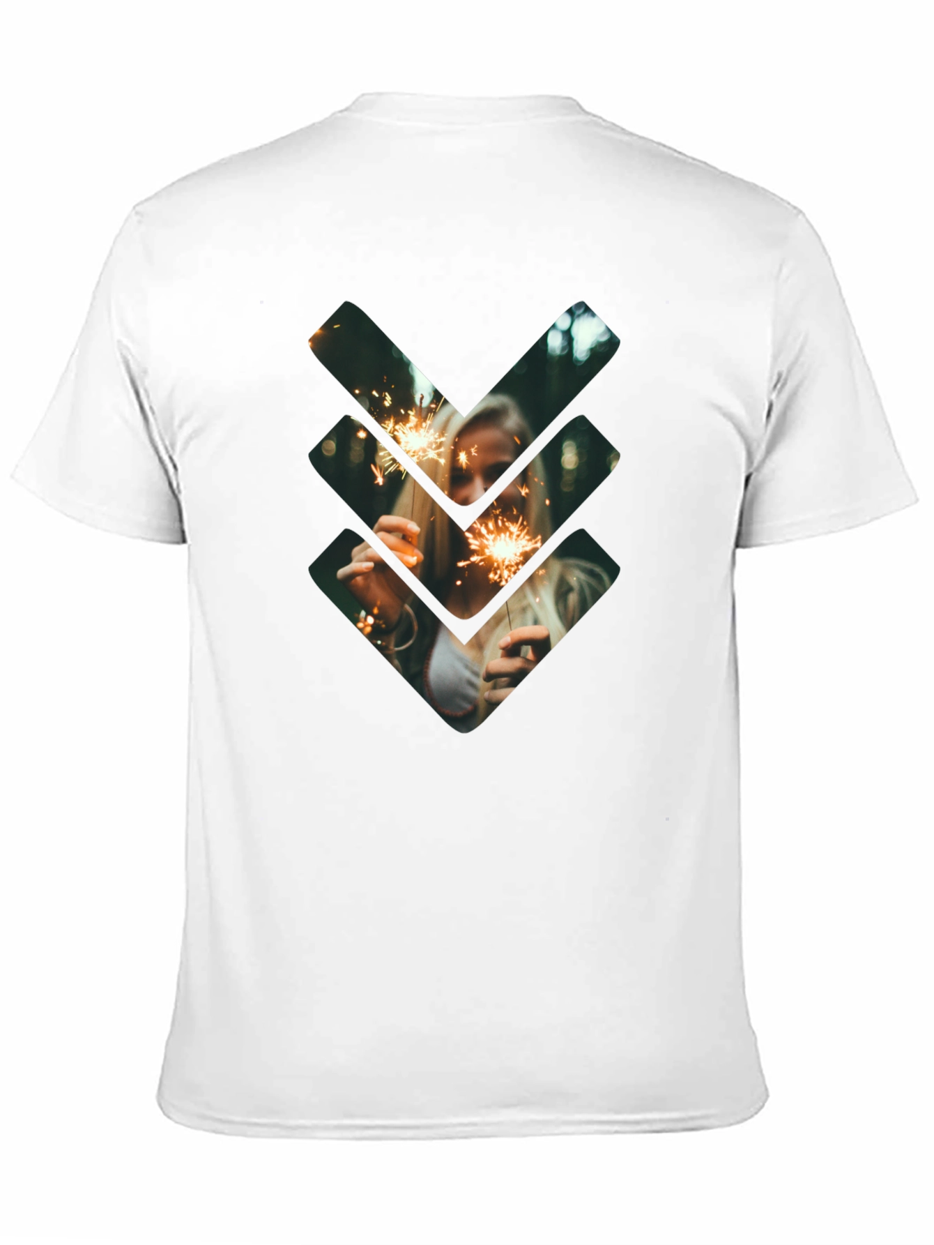 Black Sparkler Graphic Tee - Stylish Black Cotton Shirt view 11