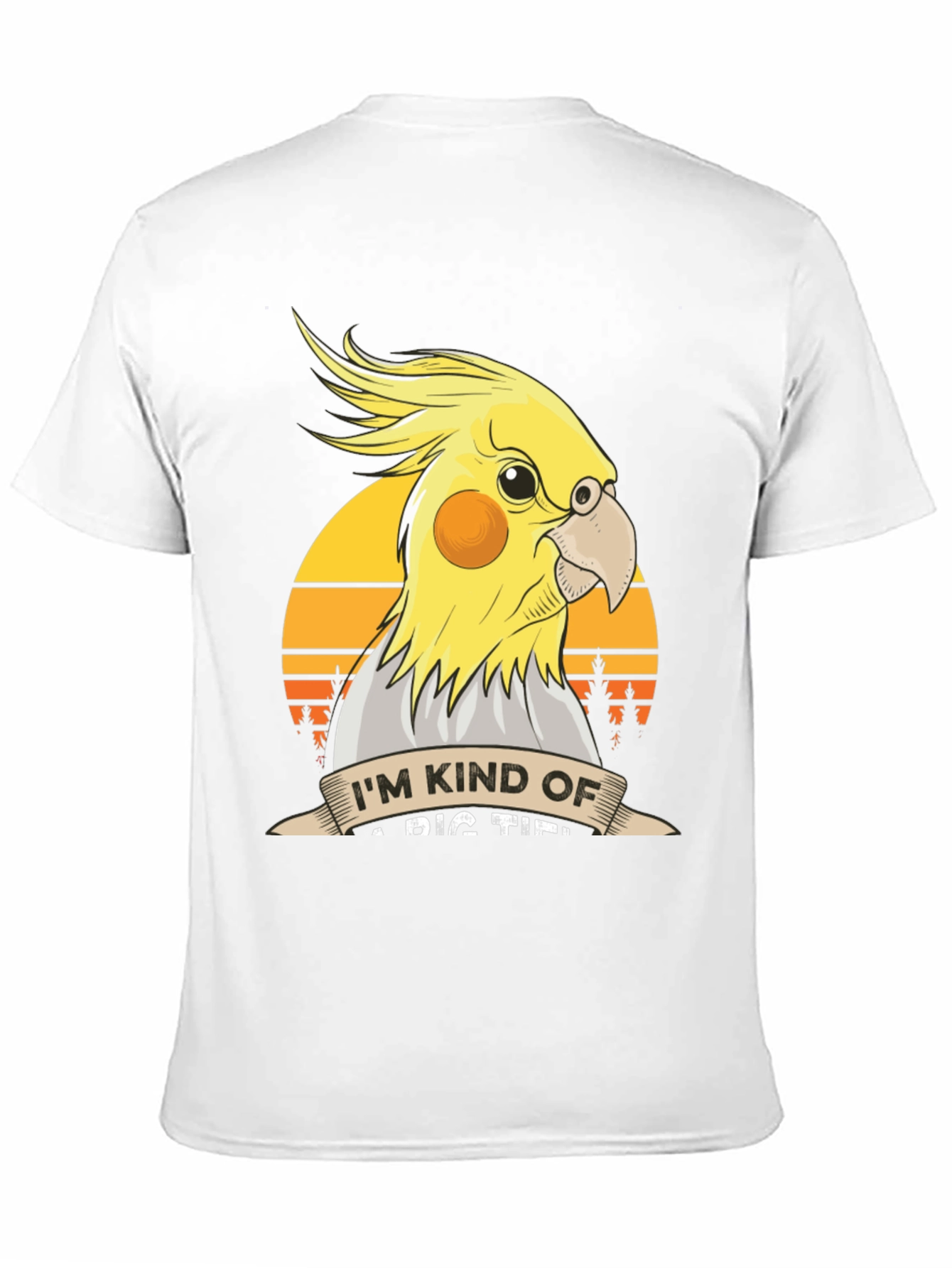 Black Cockatiel T-Shirt: Big Tipper Bird Lover Tee view 11