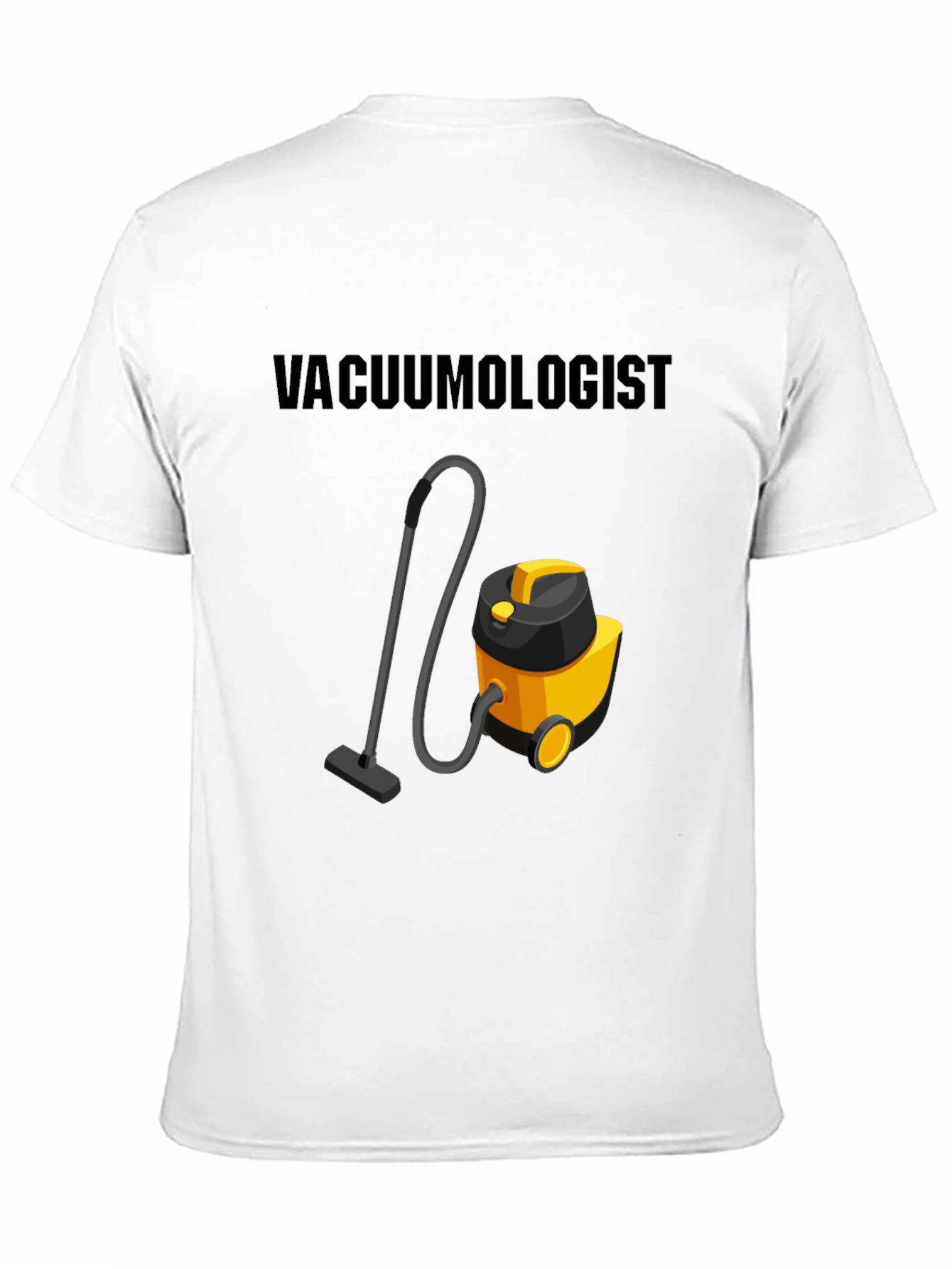 Black Vacuumologist T-Shirt - Novelty Cleaning Humor Tee view 11