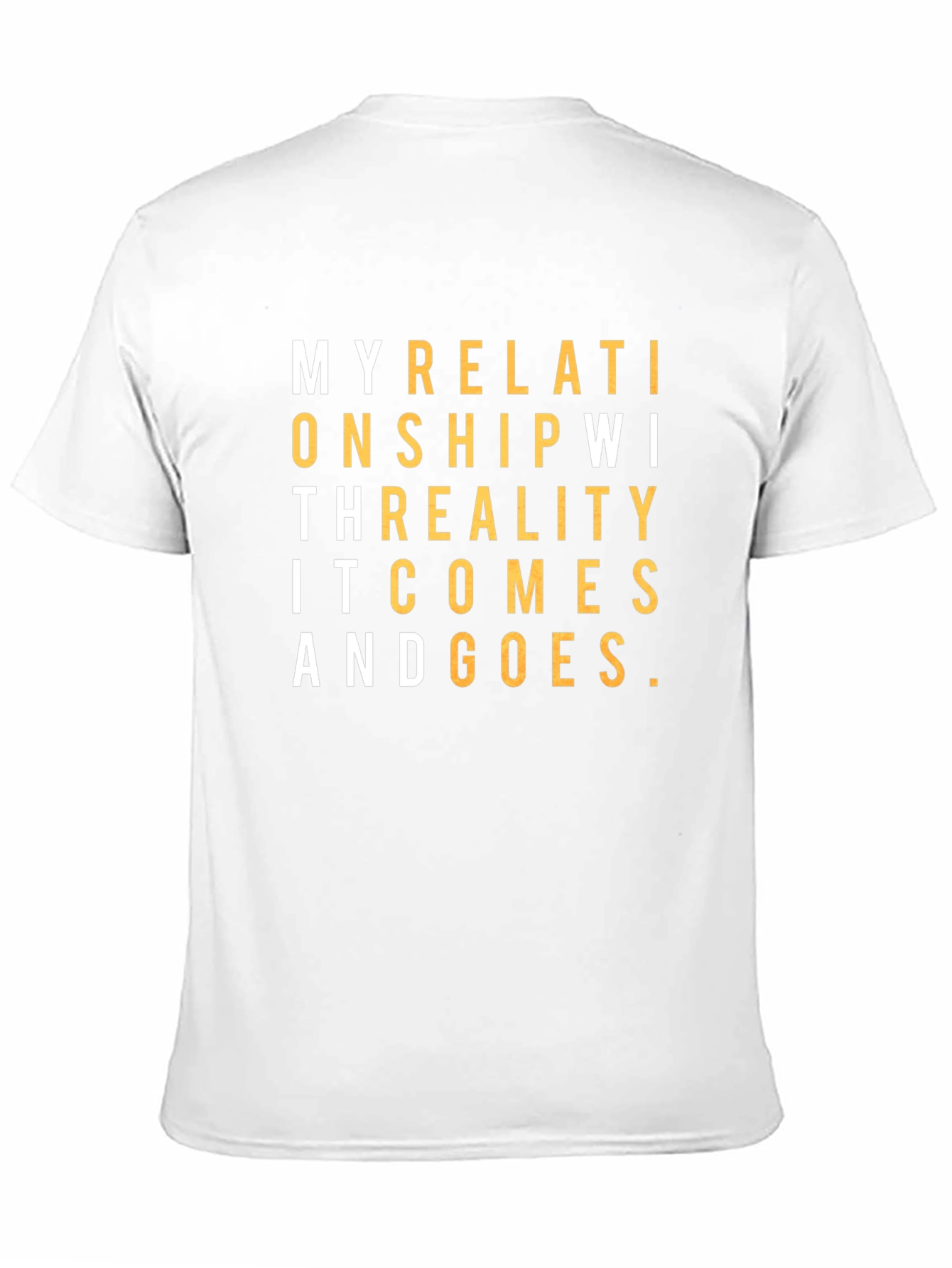 Black Relationship With Reality T-Shirt view 11