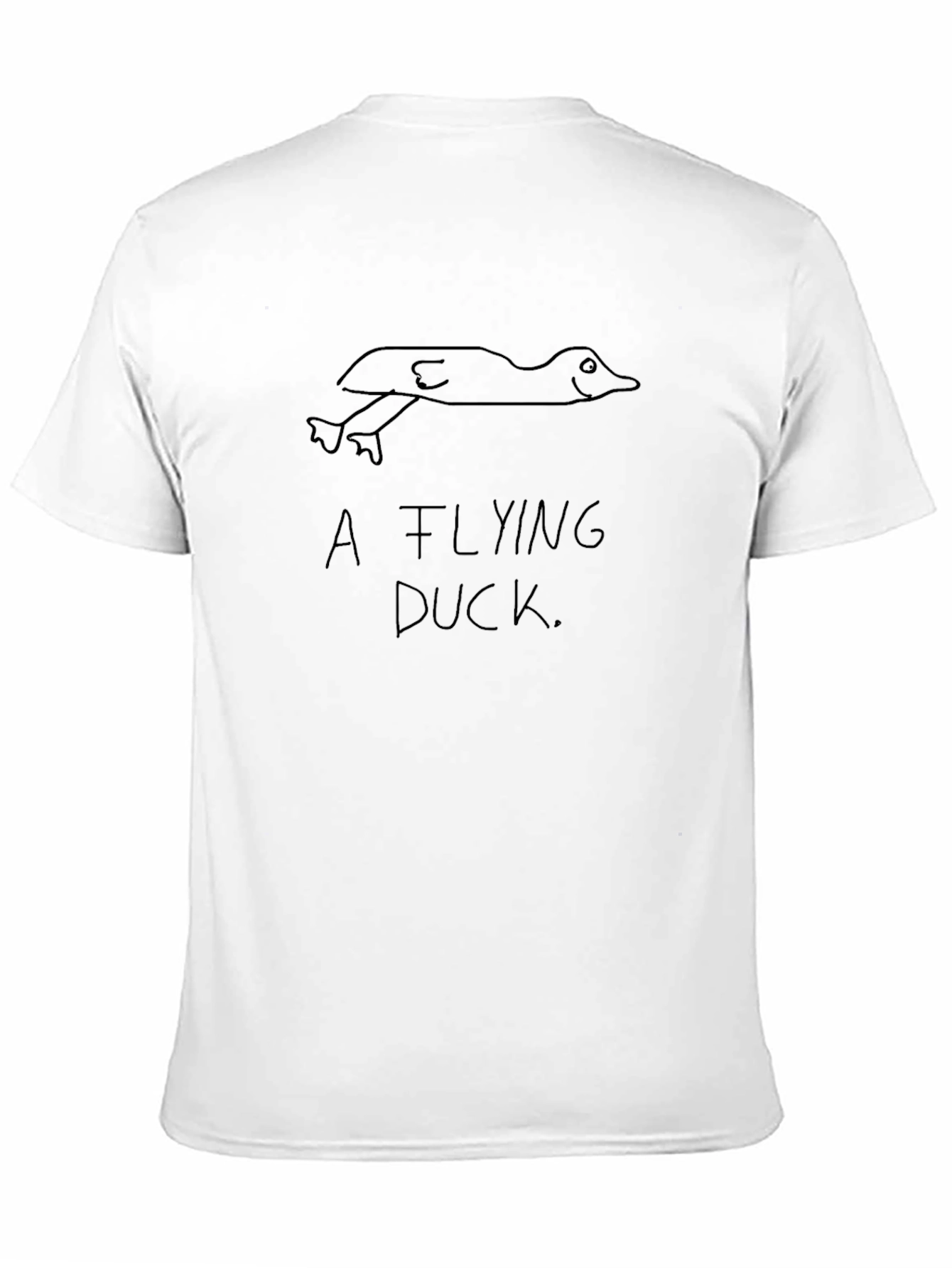 Black A Flying Duck Black T-Shirt view 11