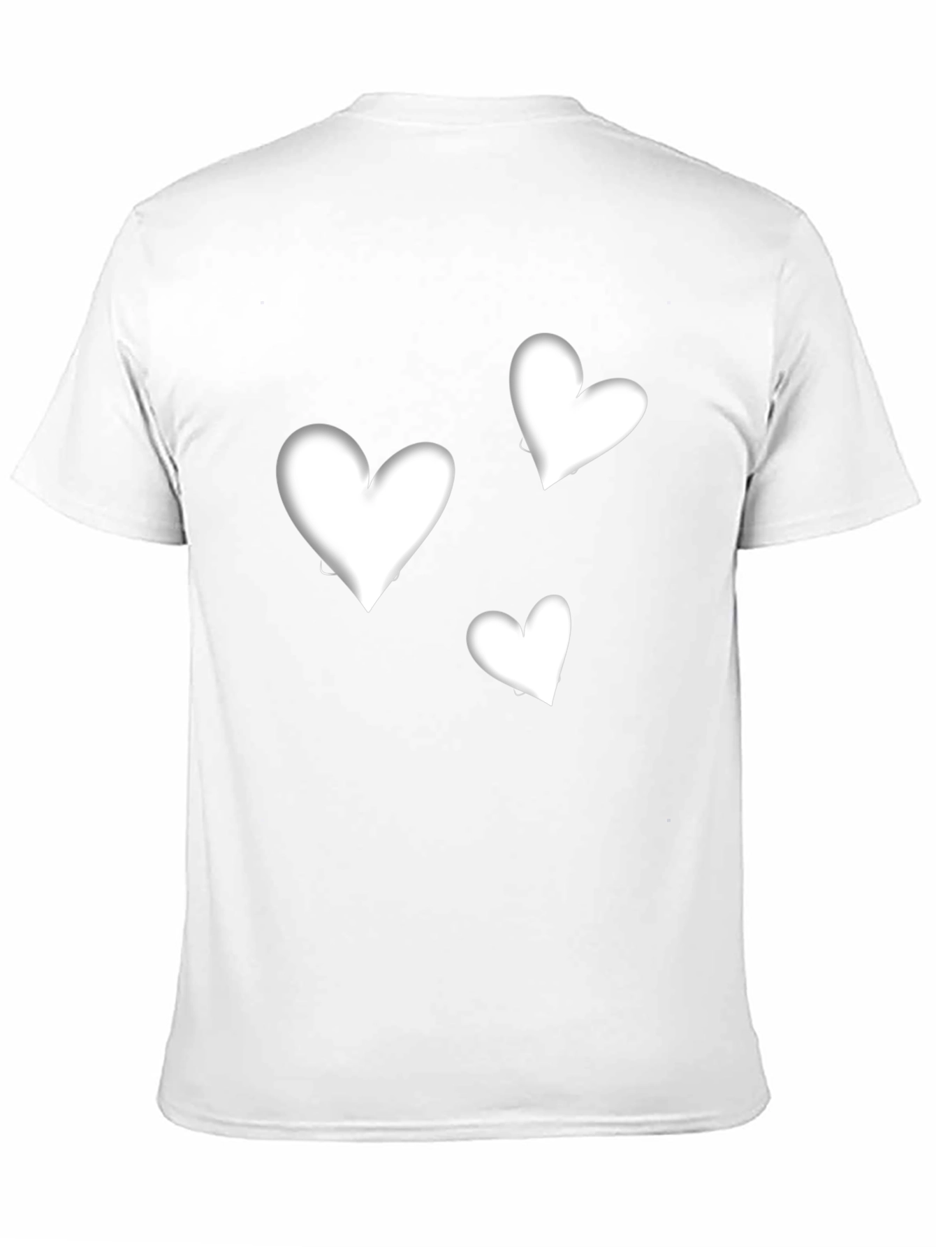 Black Heart Graphic Black T-Shirt - Stylish Casual Wear view 11