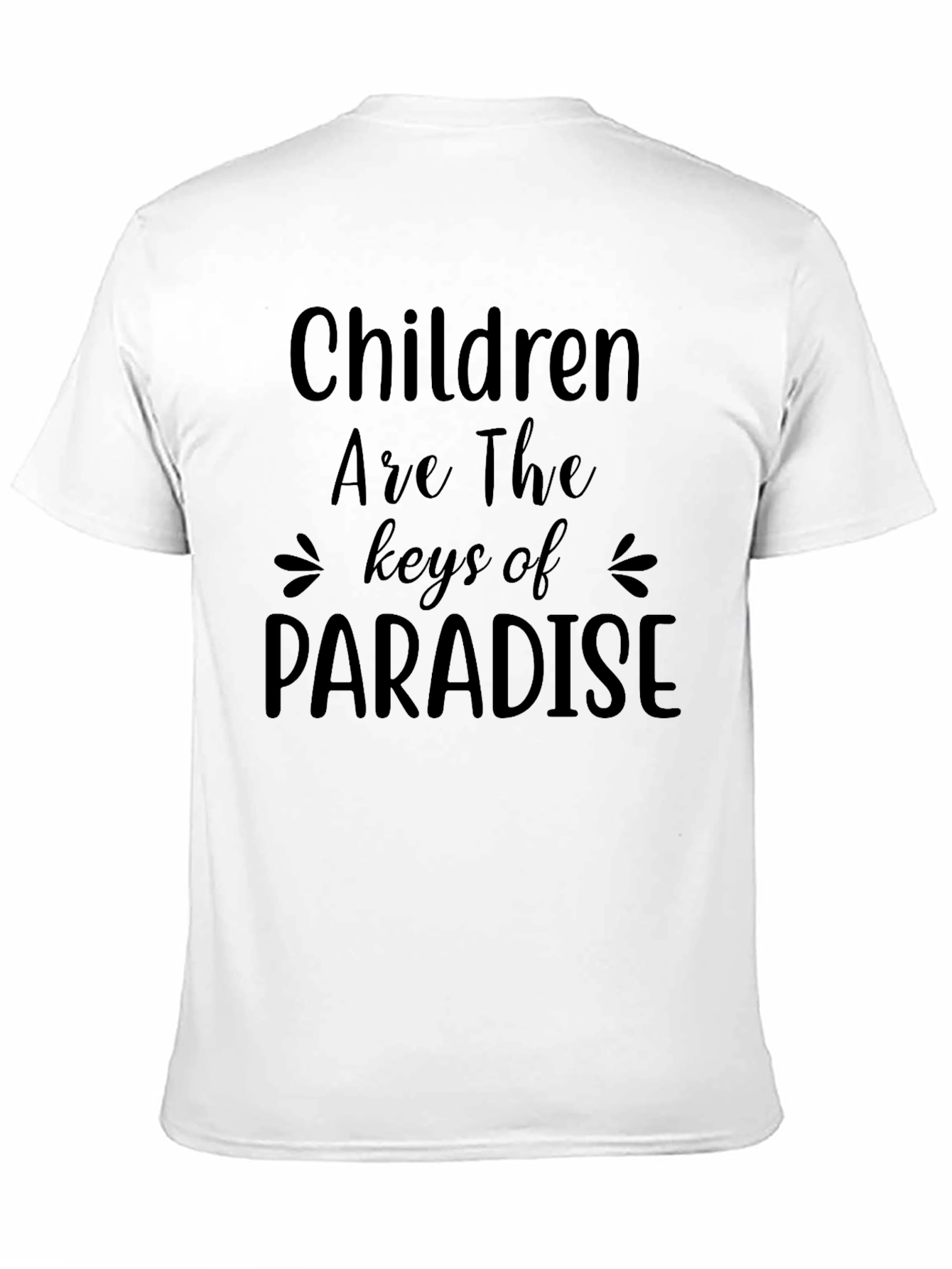 Black Children Are The Keys of Paradise Black T-Shirt view 11