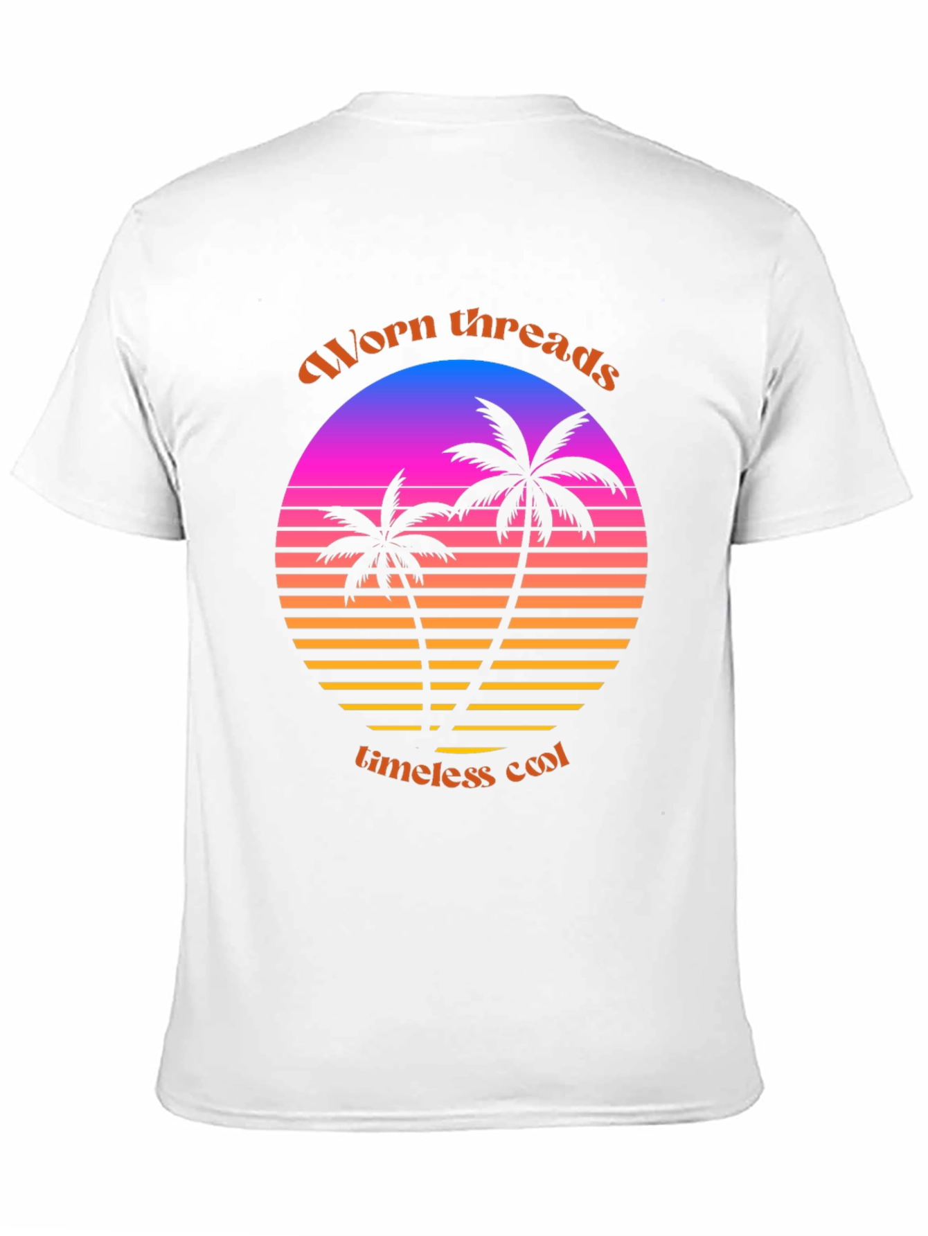 Black Worn Threads Retro Palm Tee view 11