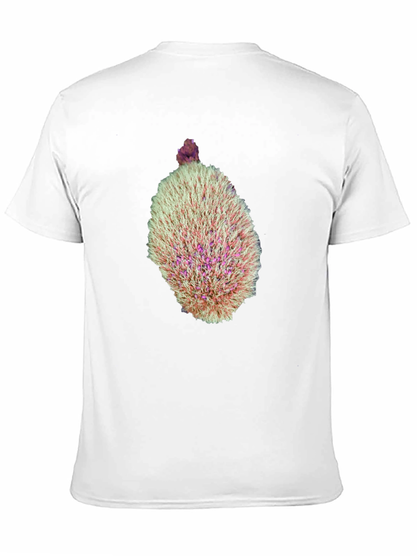 Black Unique Coral-Inspired Graphic Tee view 11