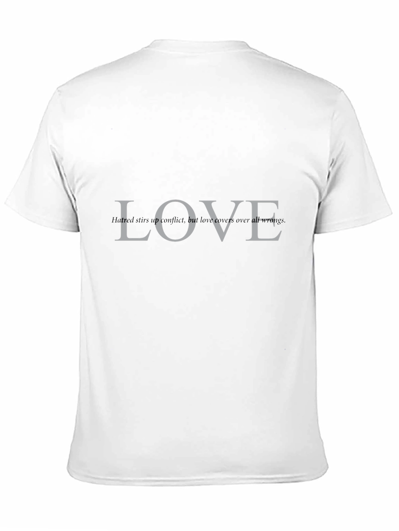 Black Love Covers All Wrongs Graphic Tee - Black view 11