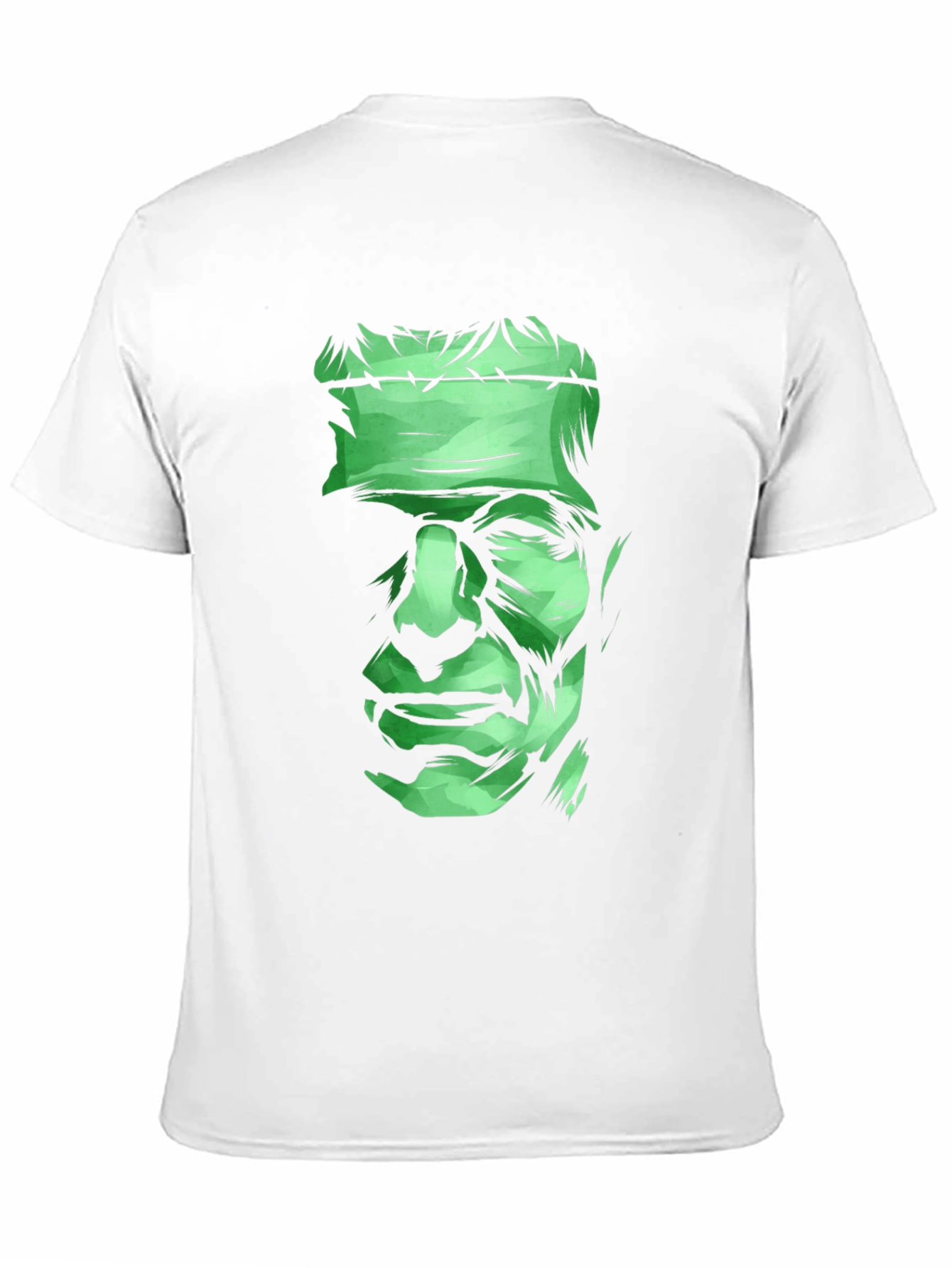 Black Frankenstein Graphic Tee - Men's Black Cotton T-Shirt view 11